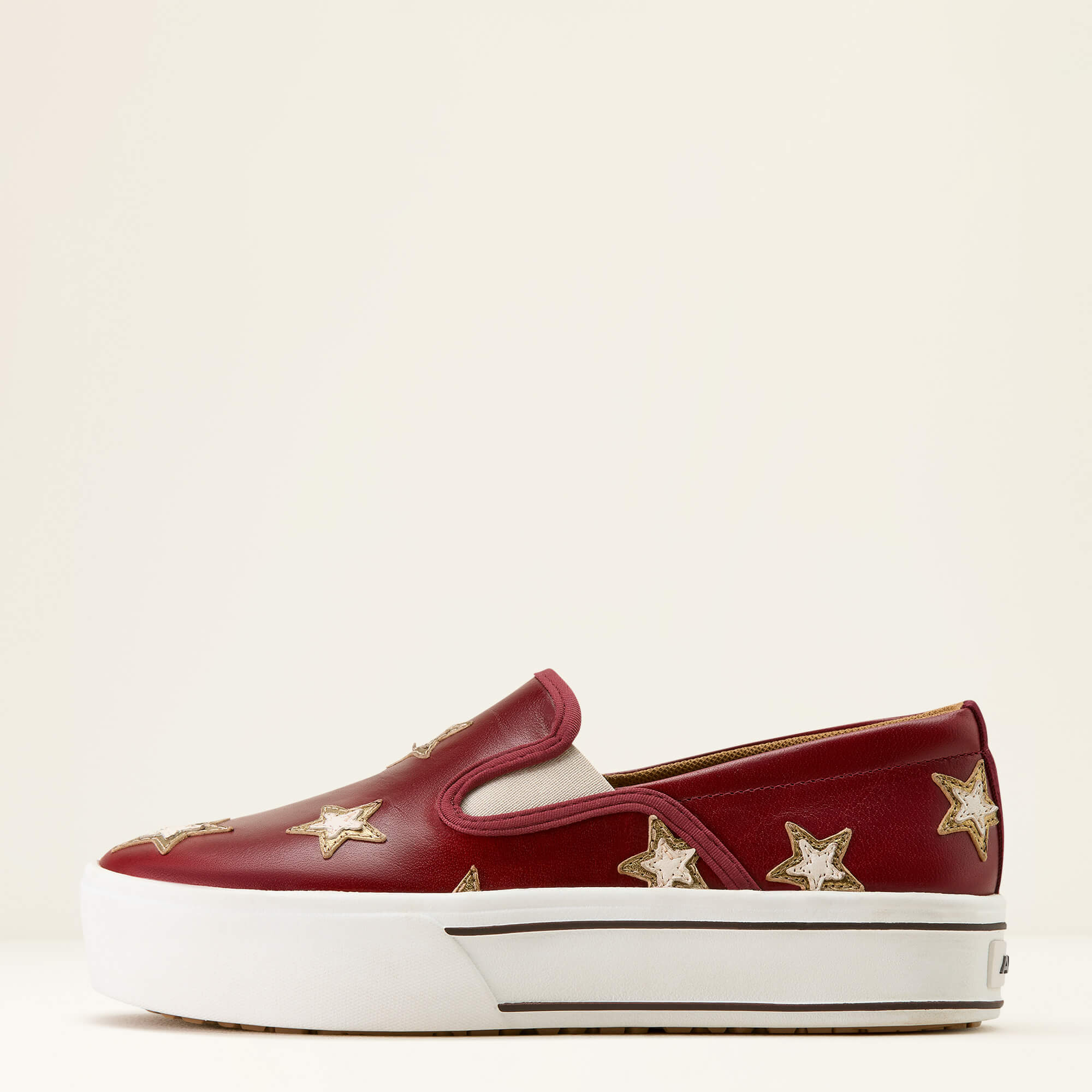 Skylar Star Slip On Shoe Side - CHERRY HEAT