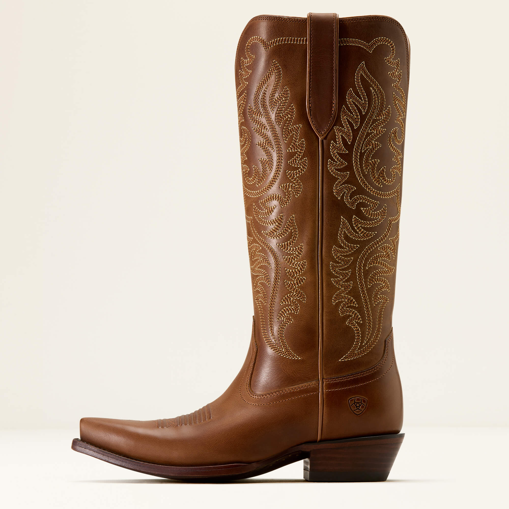 Ellamore X Toe Western Boot Side - SMOKED WHEAT
