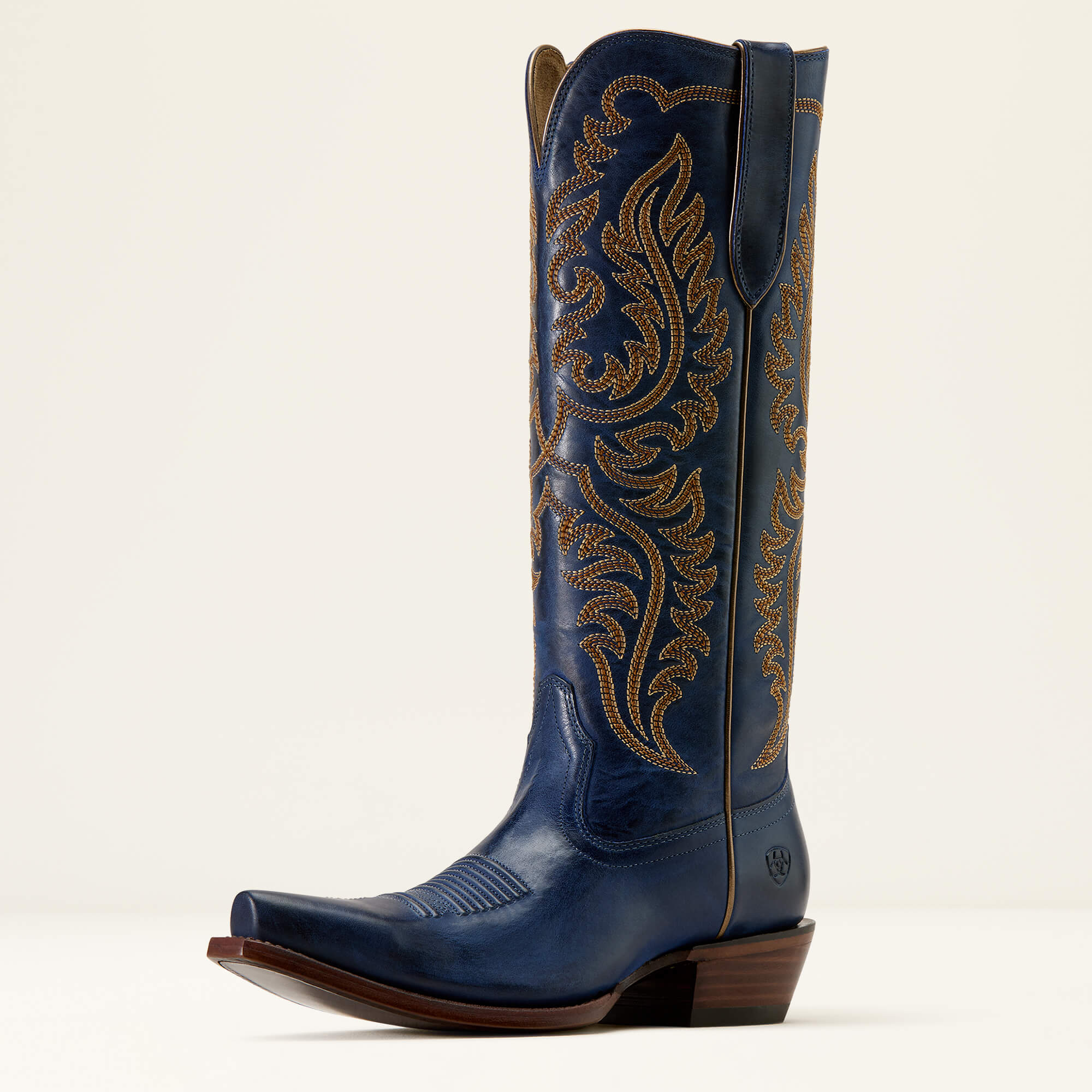 Ellamore X Toe Western Boot 3-4 Front - ROYAL COBALT