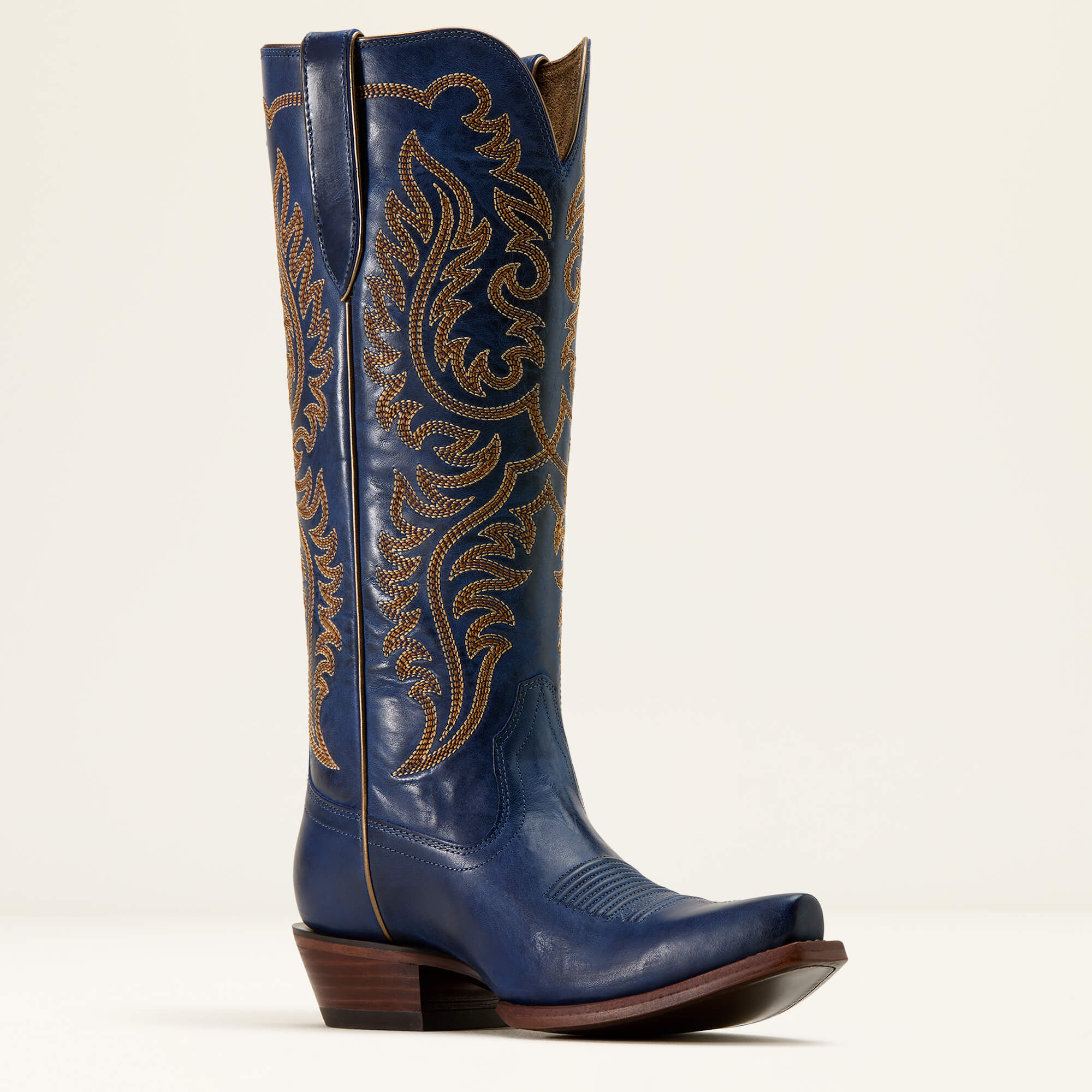 Ellamore X Toe Western Boot Medial - ROYAL COBALT