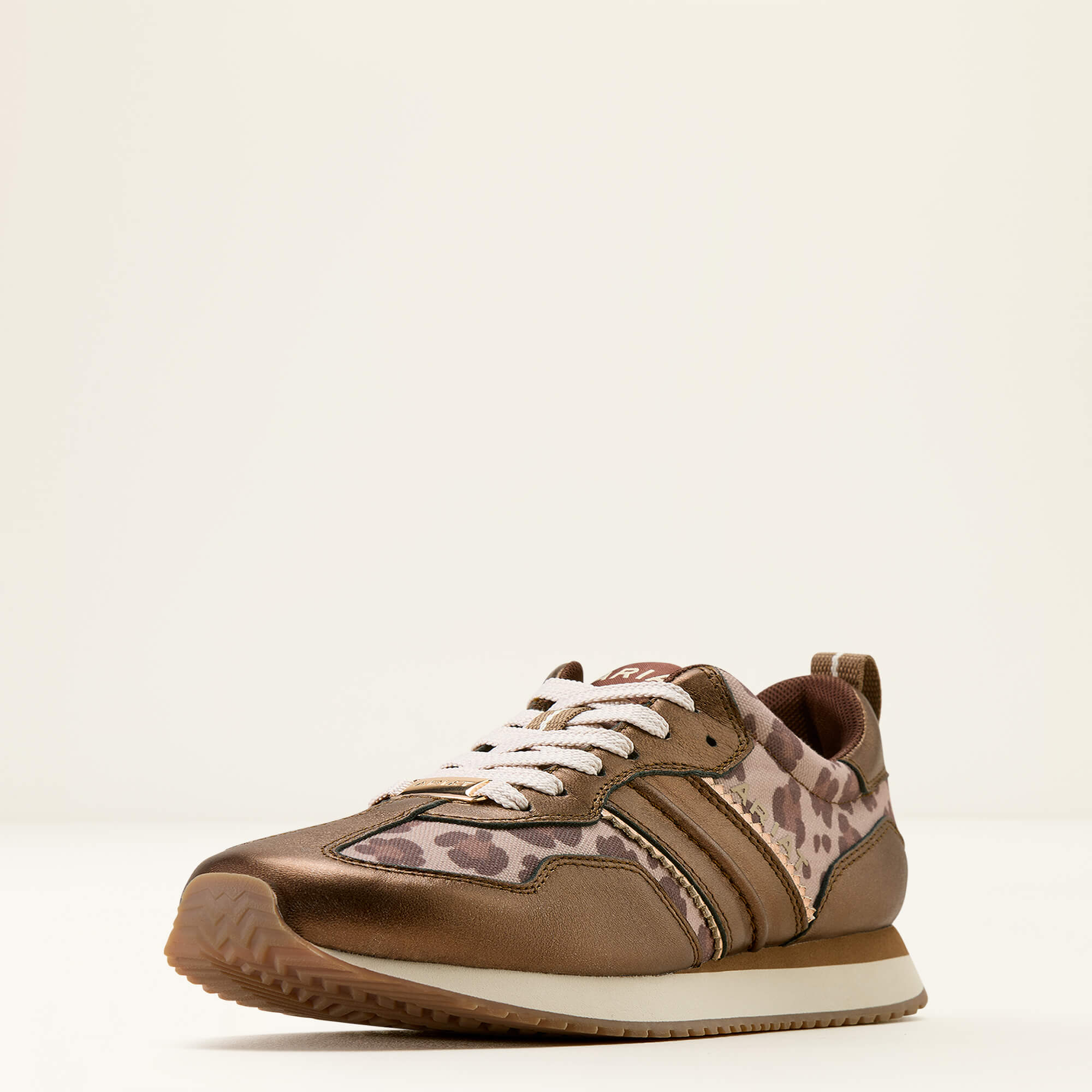 Ranch Runner Shoe 3-4 Front - BRONZED LEOPARD