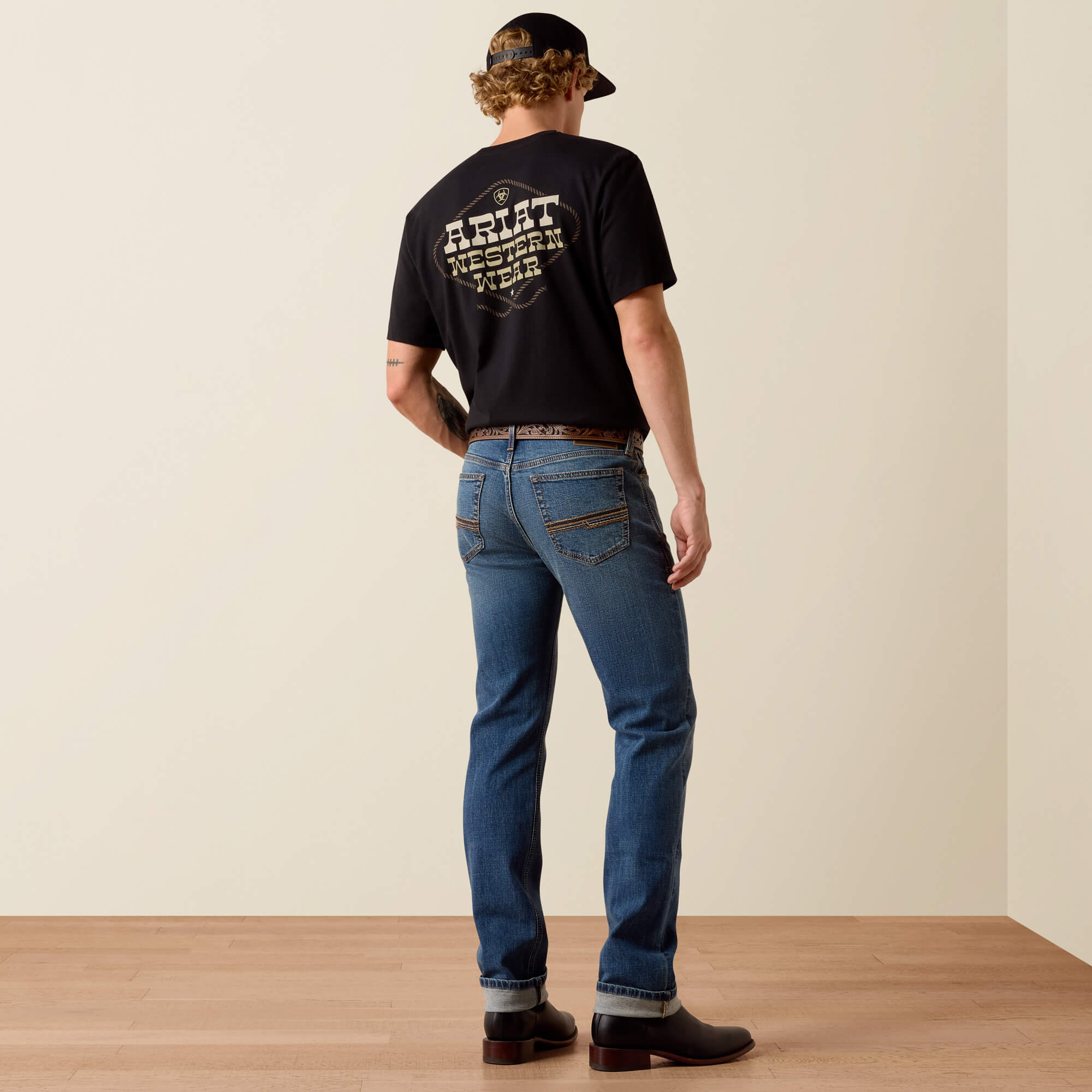 M8 Modern Crosby Straight Leg Jeans Back - ZANE