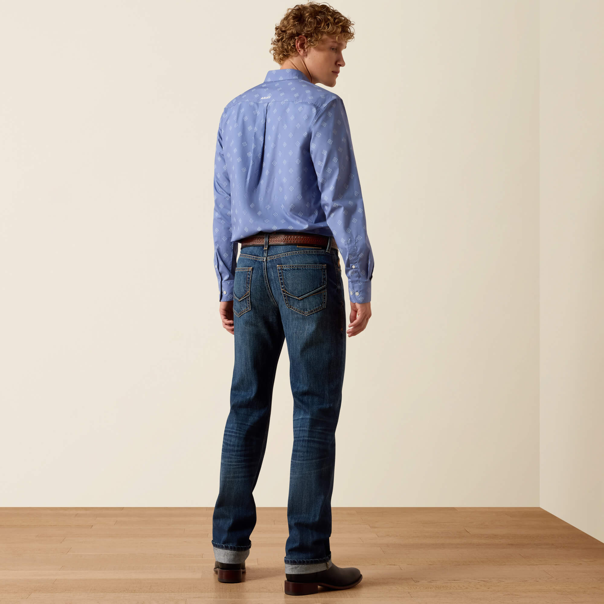M7 Slim Adam Classic Rise Straight Leg Jeans Back - ISTANBUL