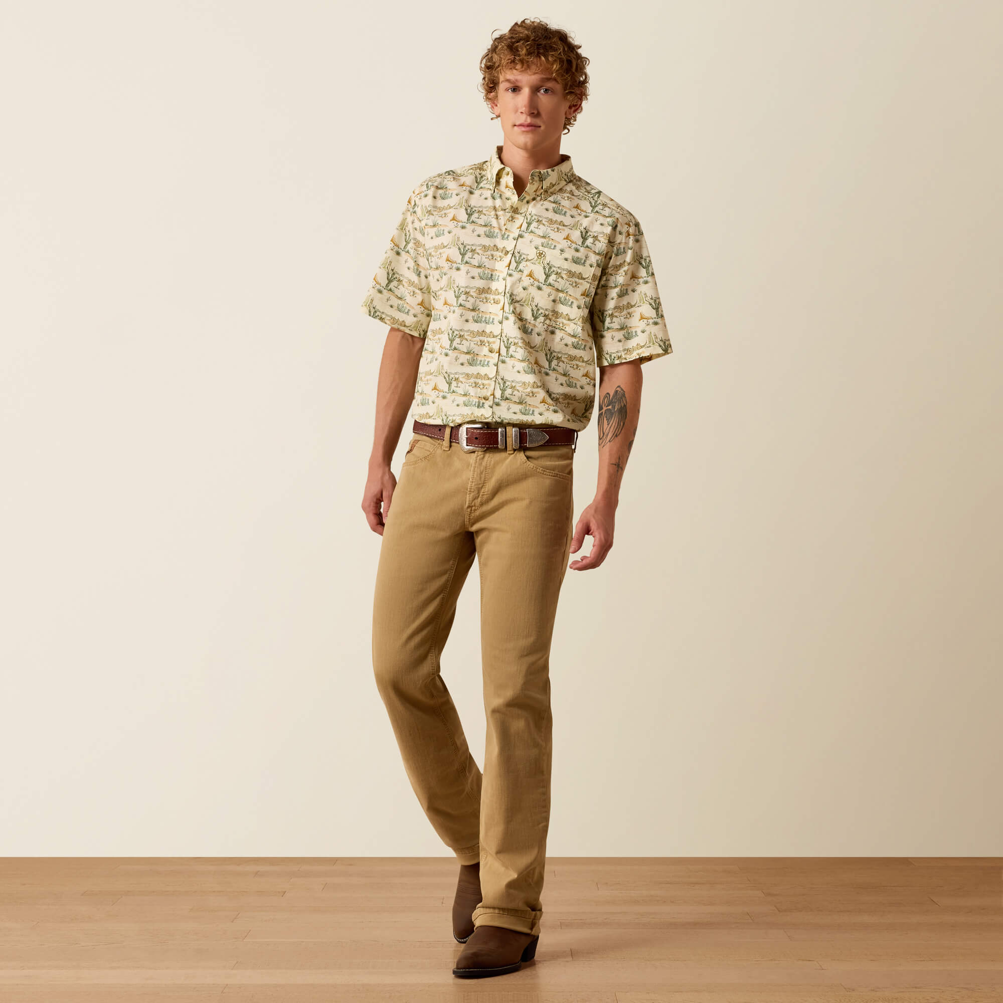 M5 Straight Oliver Straight Leg Jeans Full - DARK KHAKI