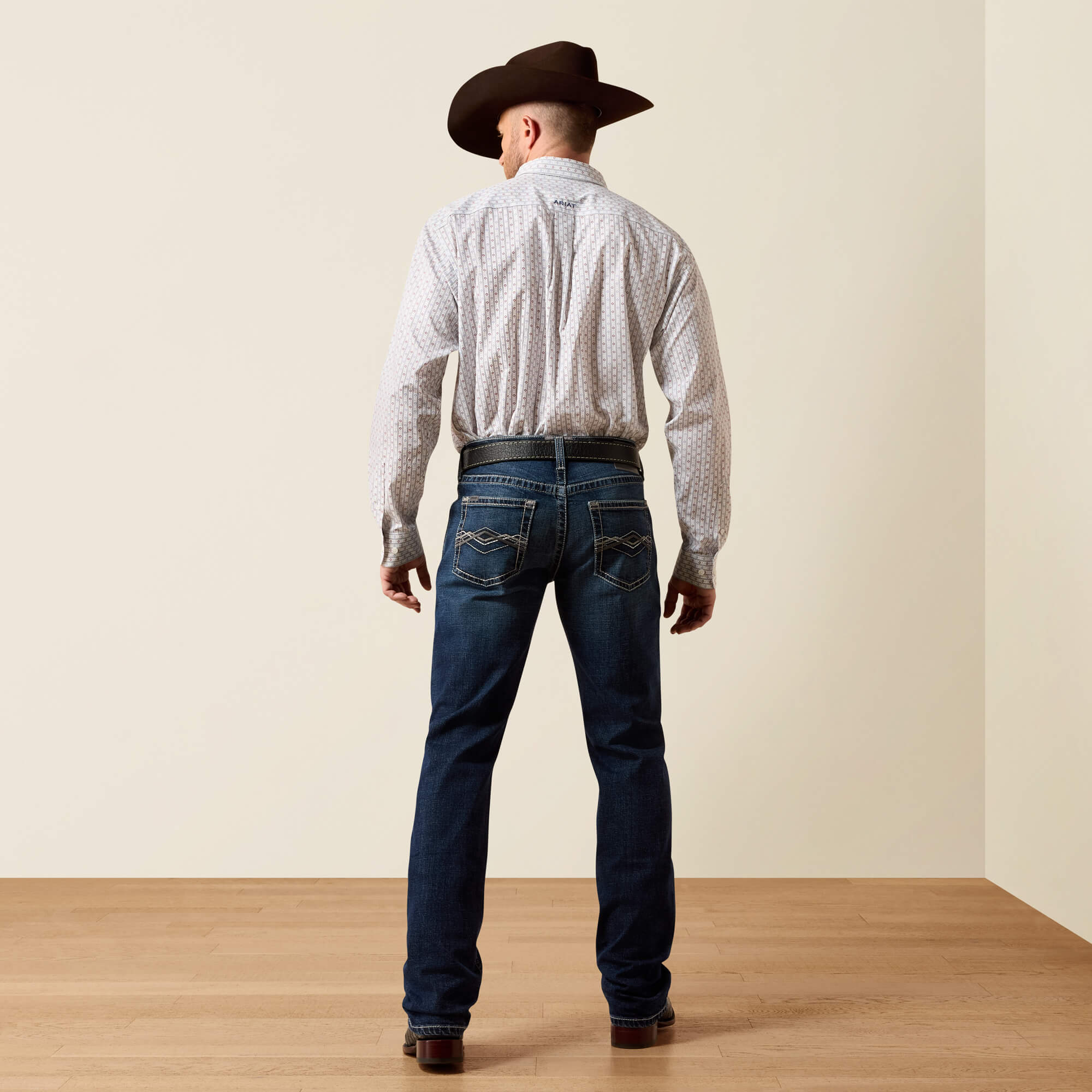 M4 Relaxed Landon Straight Leg Jeans Back - HARLAN