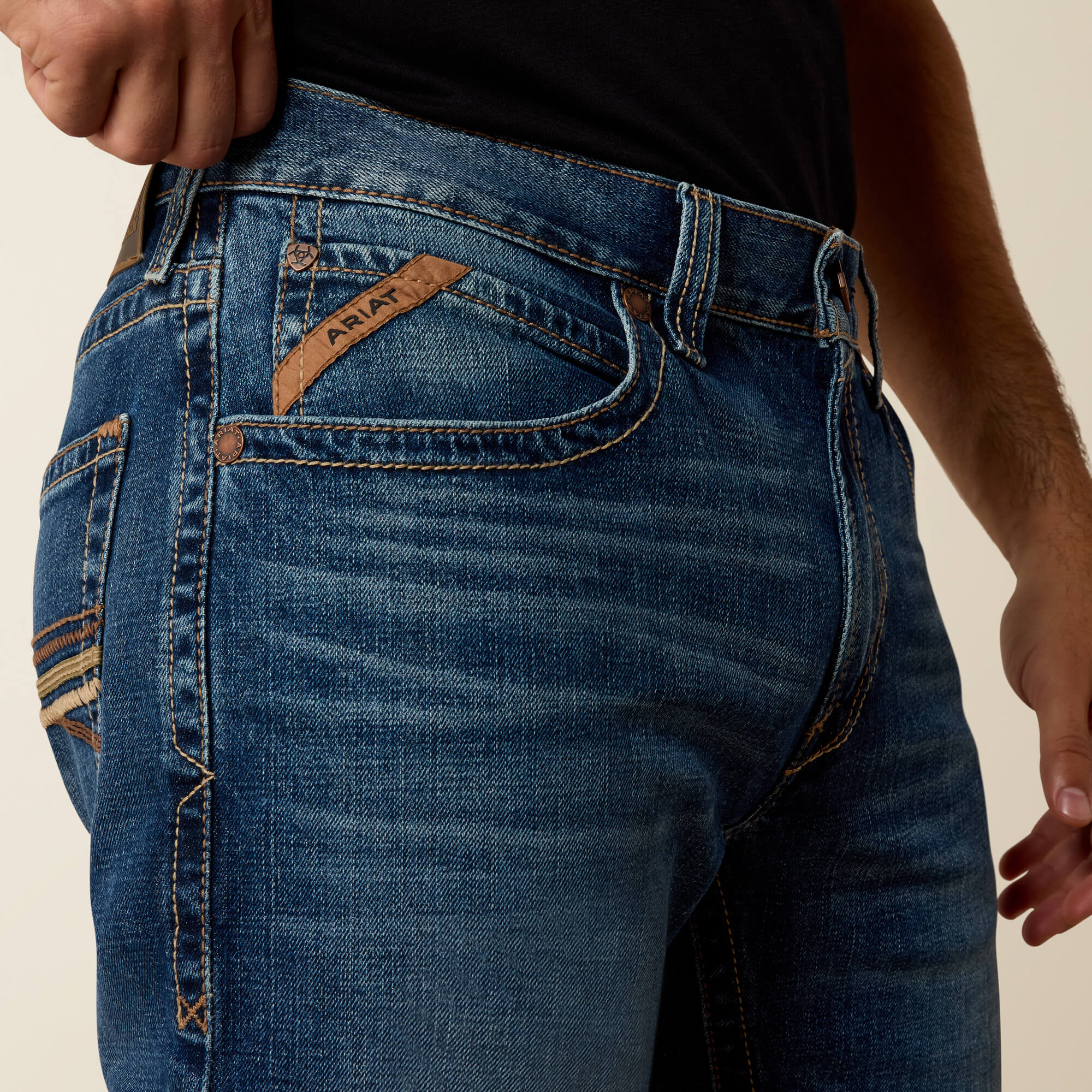 M4 Relaxed Thornton Boot Cut Jeans 01 - HEATH