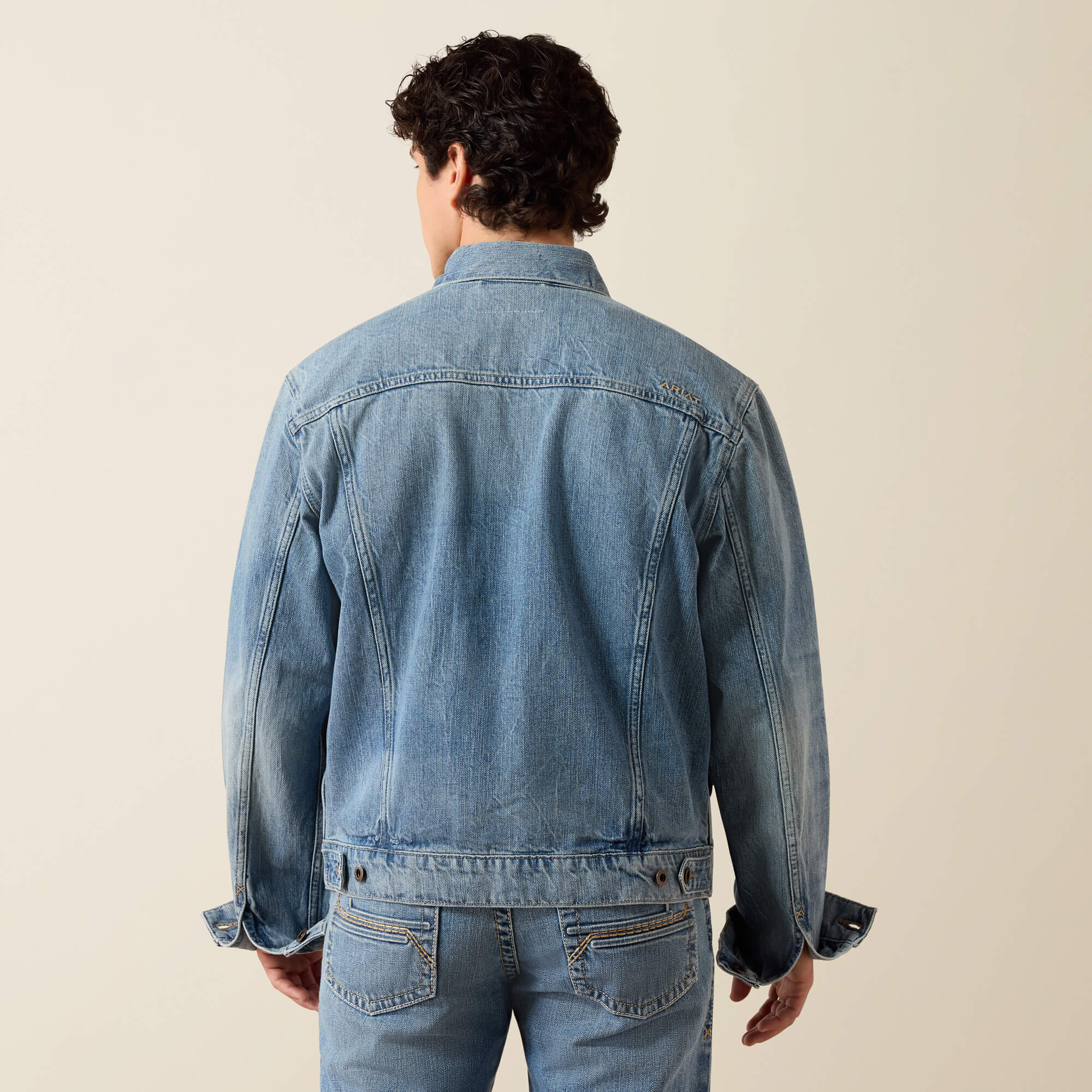 Denim Trucker Jacket Back - CAL