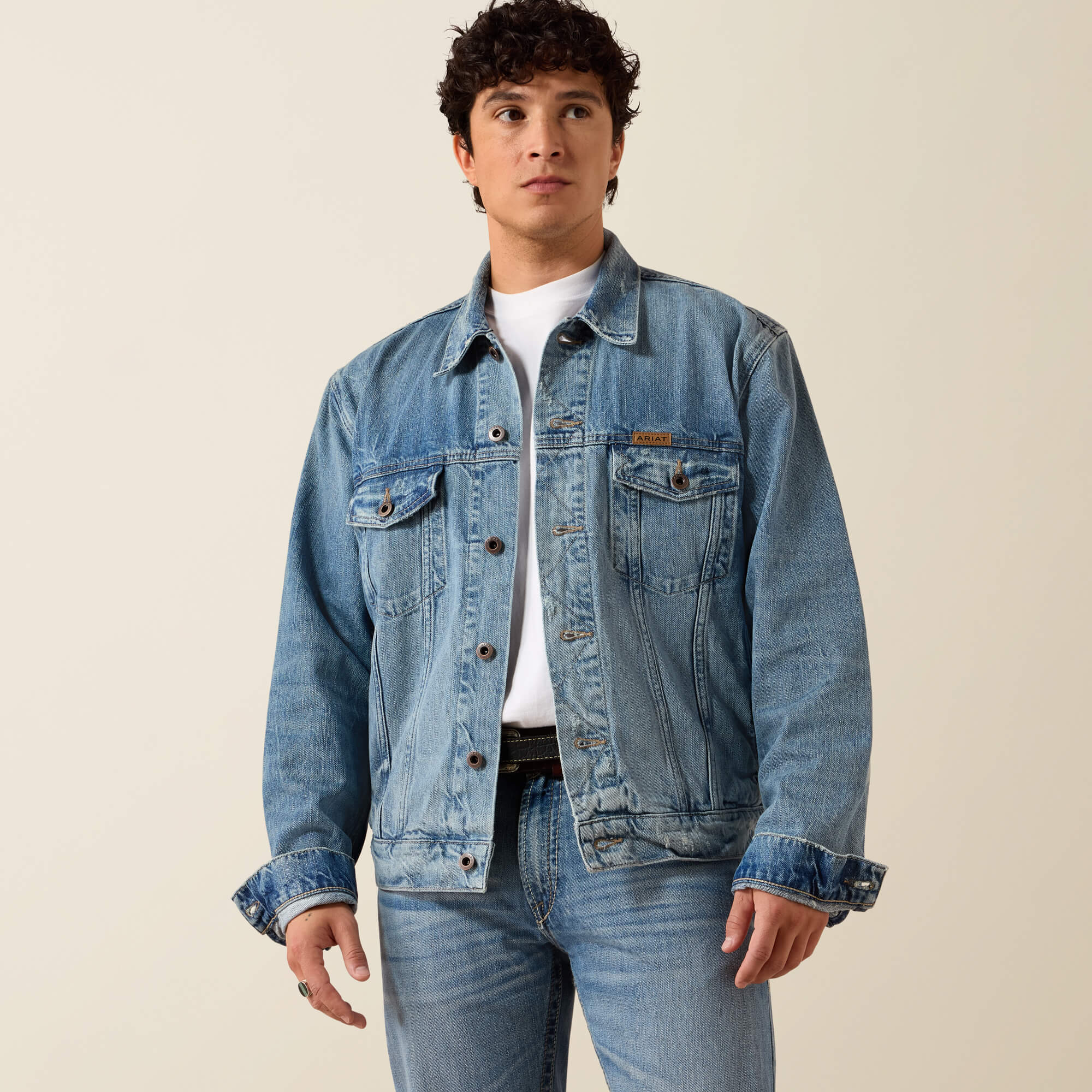 Denim Trucker Jacket Front - CAL