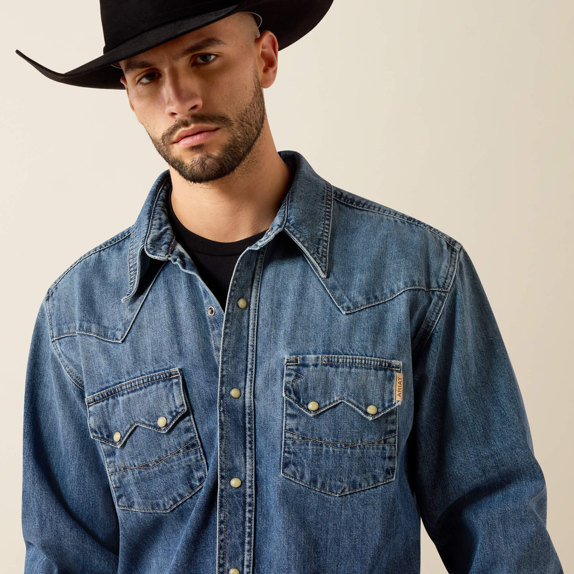 Sawtooth Denim Retro Fit Shirt 01 - RUSTY