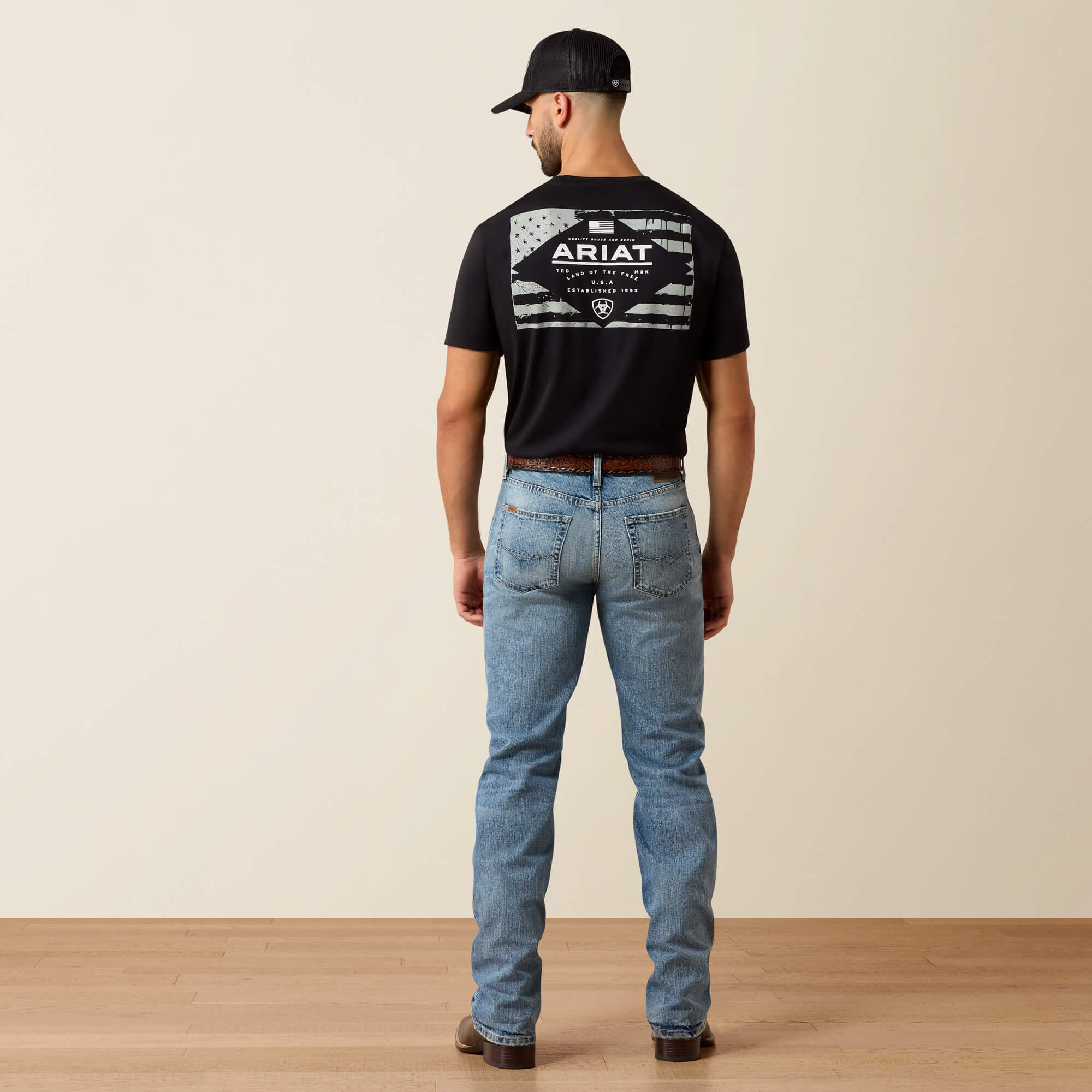 M7 Slim Tex Classic Rise Straight Leg Jeans Back - RANGER