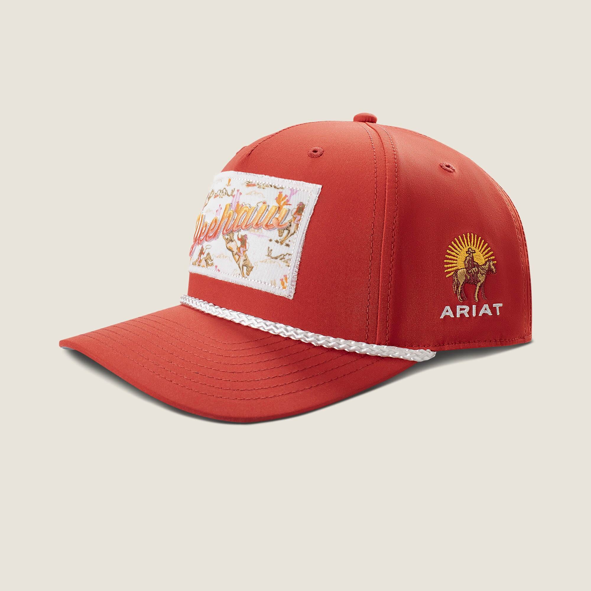 Yeehaw Patch Cap Front - RED
