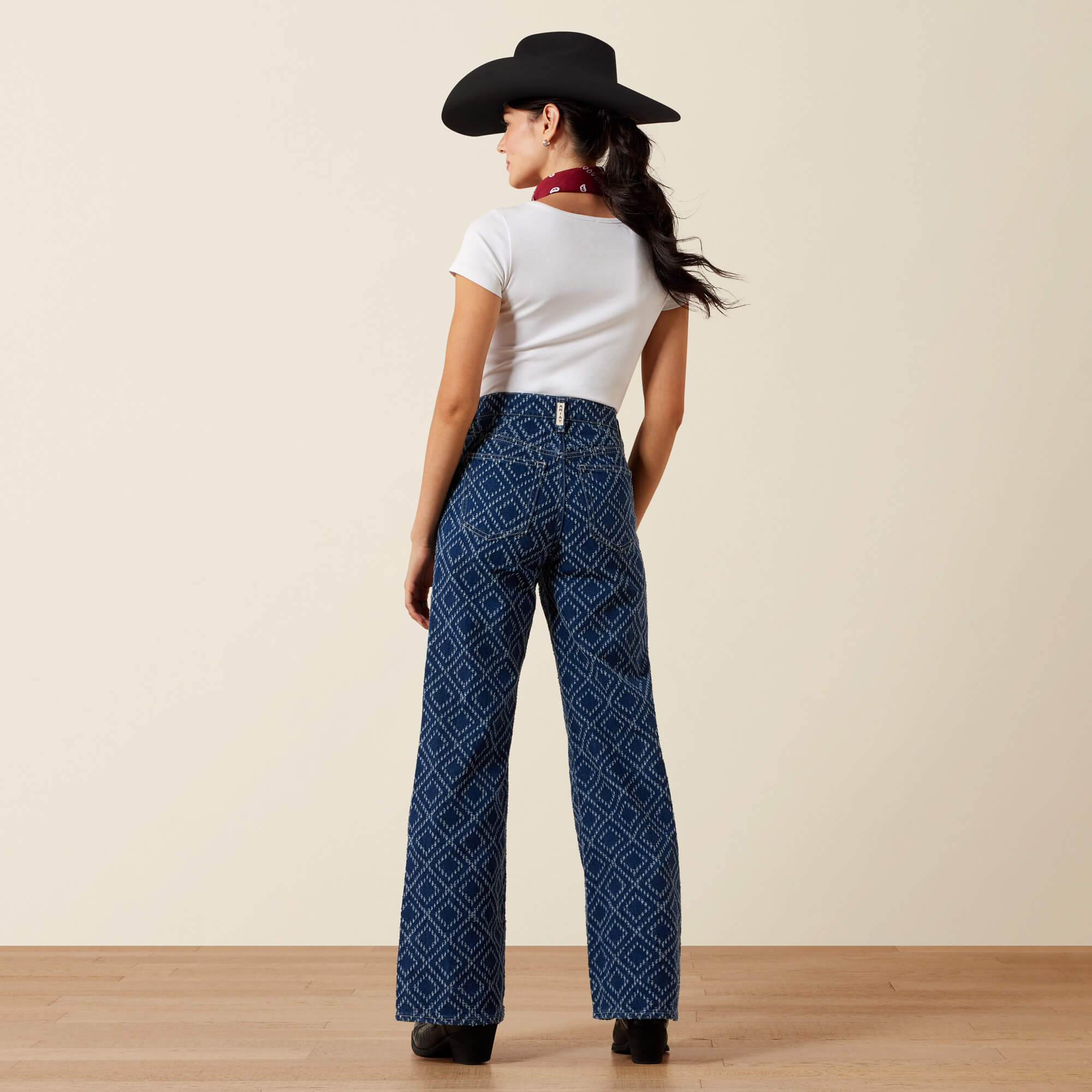 High Rise Jazmine Wide Leg Jeans 02 - NEEDLE PUNCH