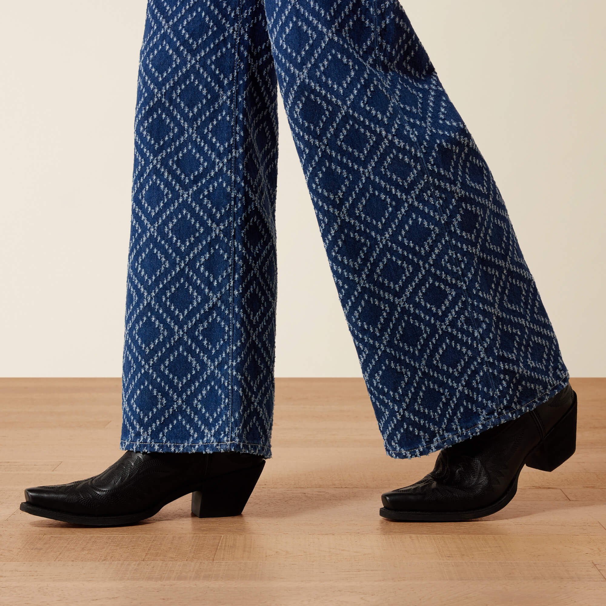High Rise Jazmine Wide Leg Jeans 03 - NEEDLE PUNCH
