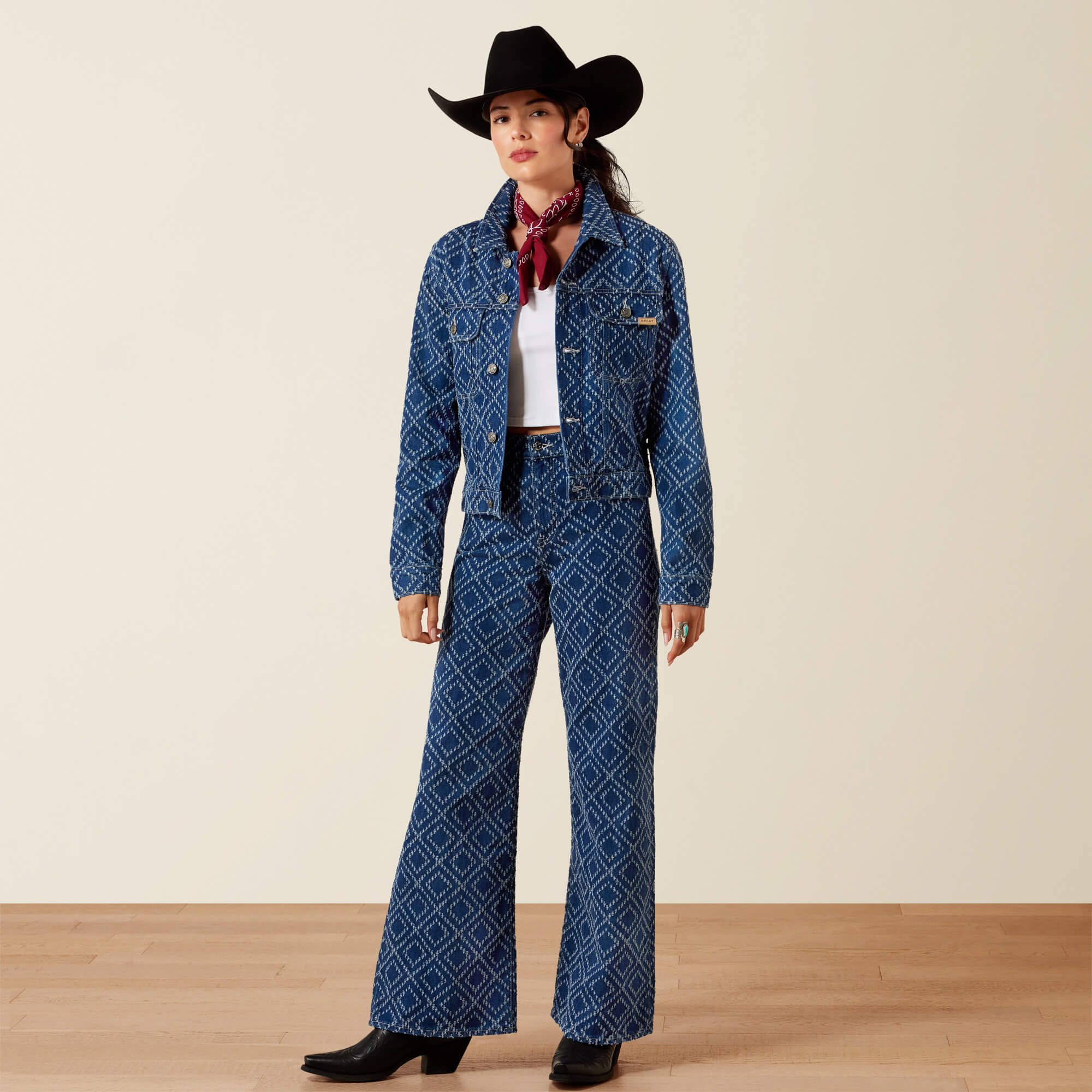 Boxy Crop Jacket Full - NEEDLE PUNCH