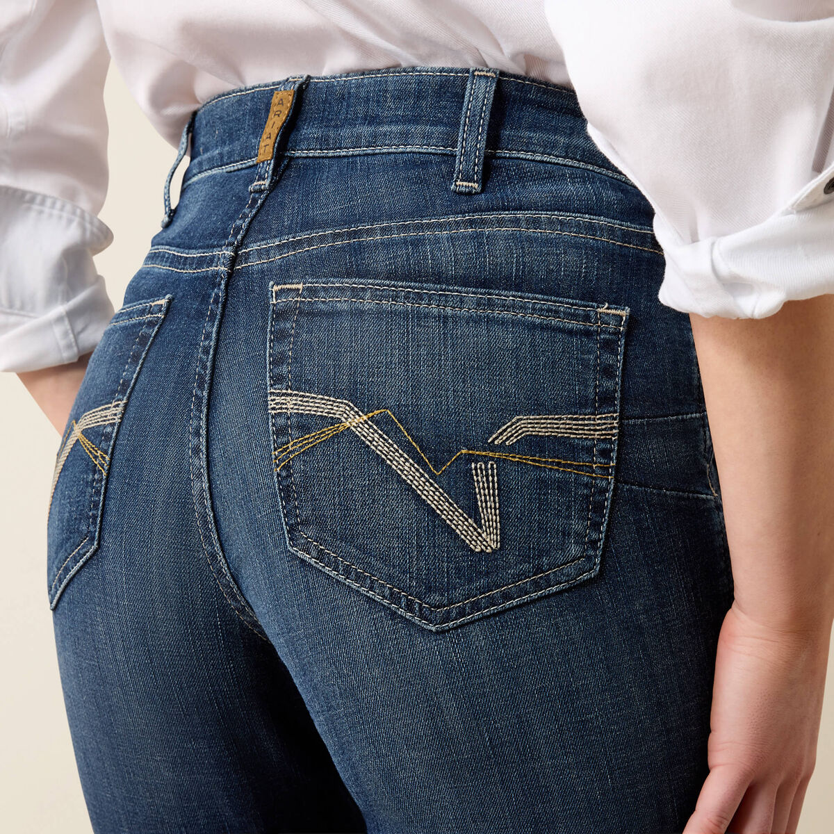 High Rise Mazie Boot Cut Jeans - Plumas