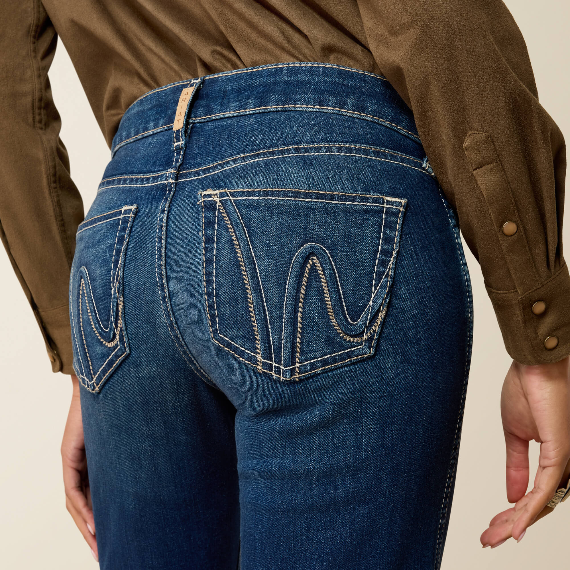 Perfect Rise Kacy Trouser Jeans Back - LAKEWOOD