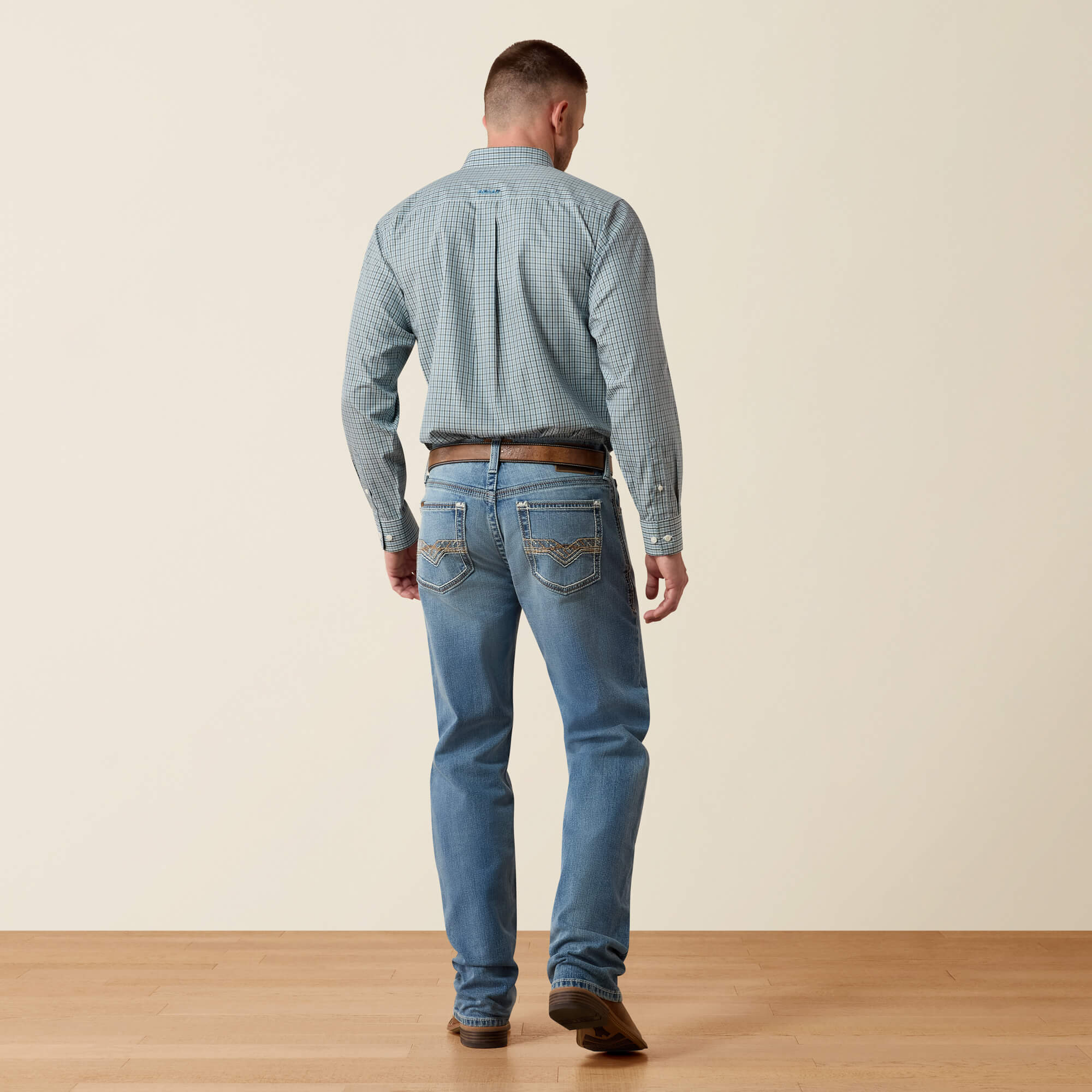 M2 Traditional Relaxed Marlon Boot Cut Jeans 01 - KEN