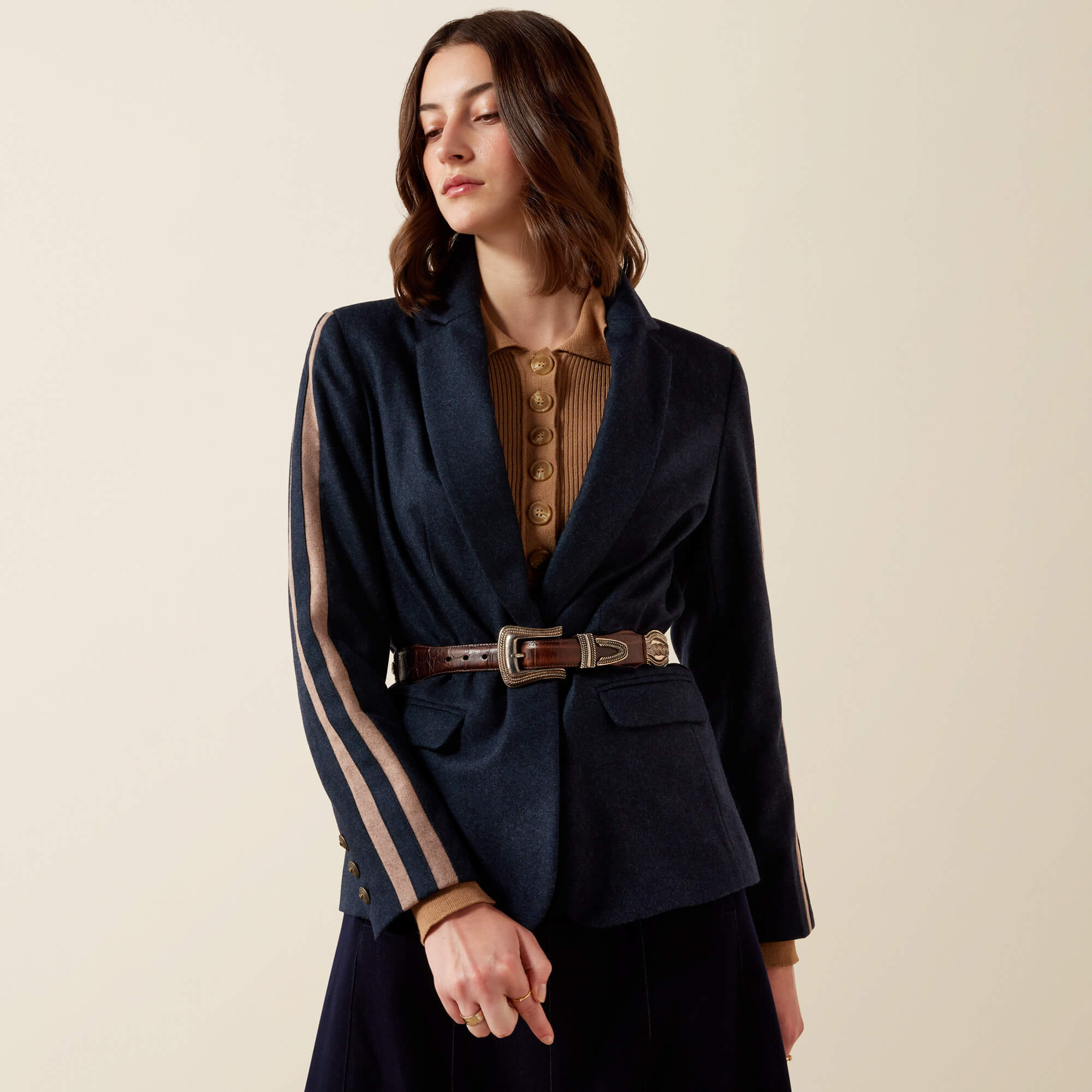 Dornie Blazer Front - NAVY