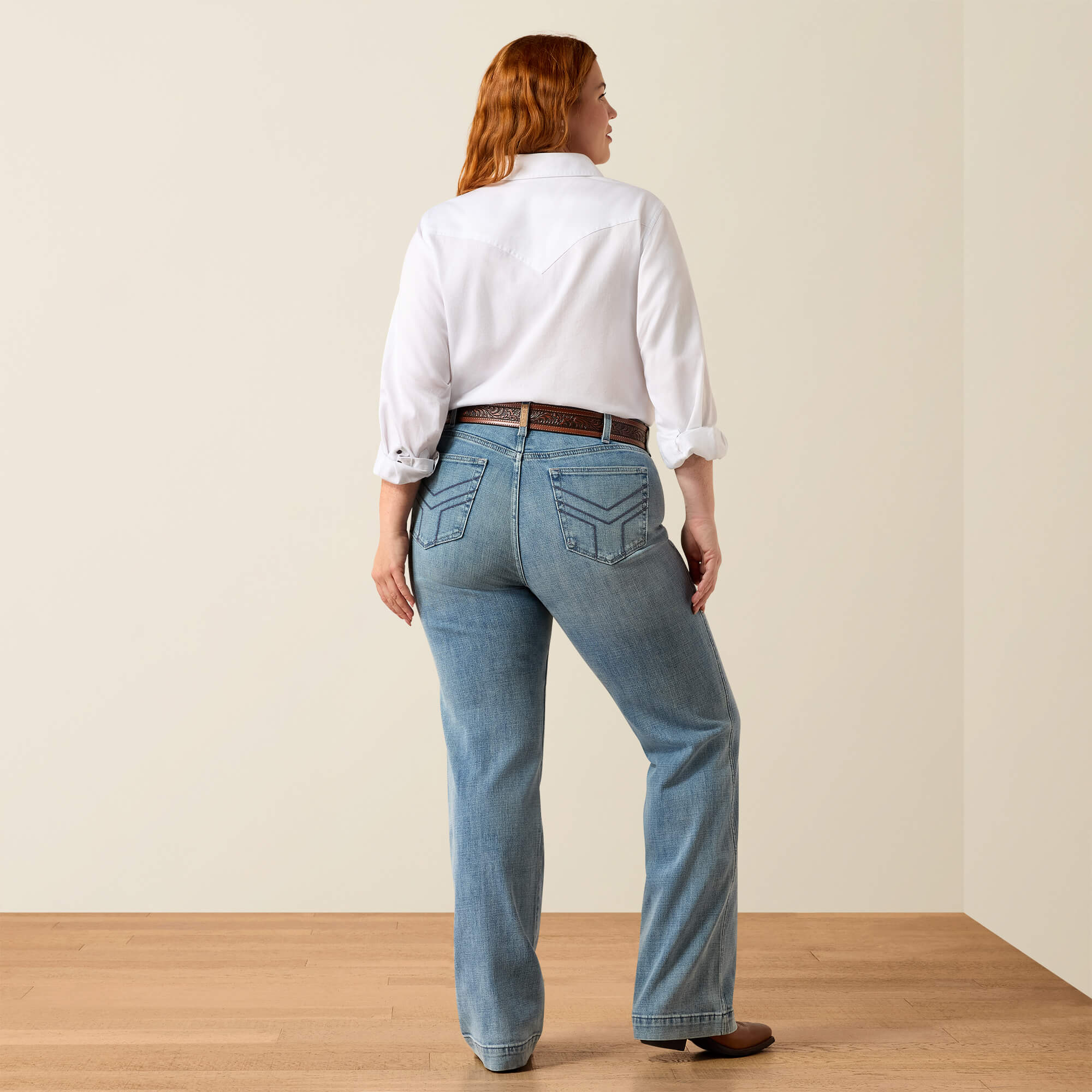 Perfect Rise Laney Slim Trouser Jeans Back Plus - MONTEREY