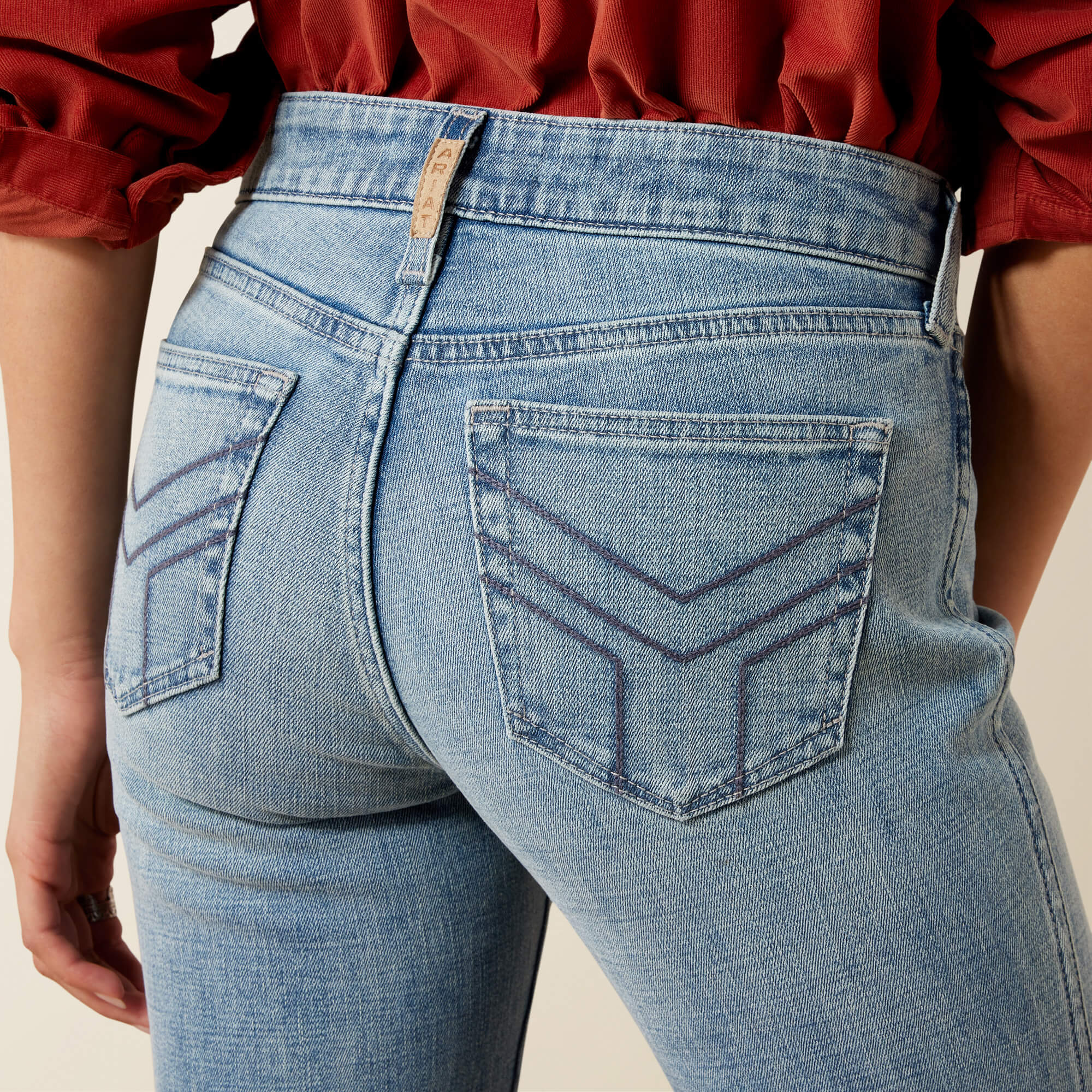 Perfect Rise Laney Slim Trouser Jeans Back - MONTEREY