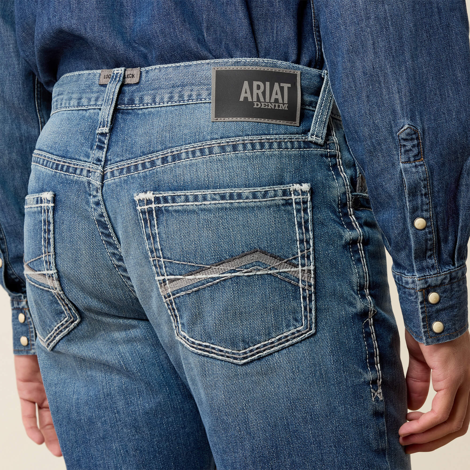 M4 Relaxed Rick Straight Leg Jeans Back - MIDWAY