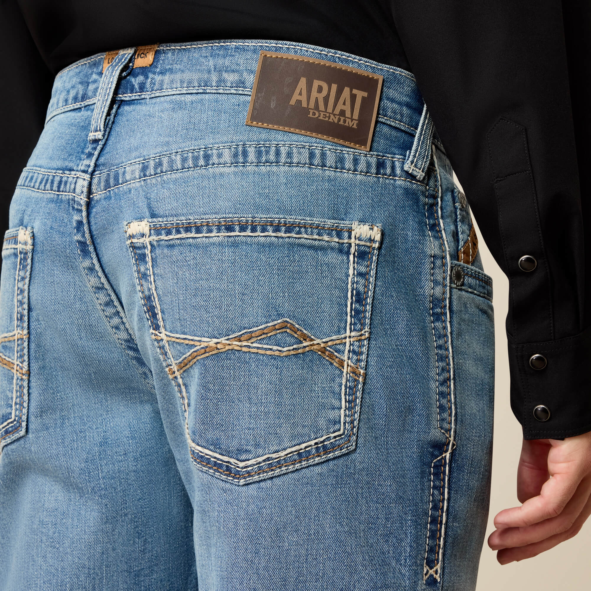 M5 Straight Jonathan Straight Leg Jeans Back - LOGAN