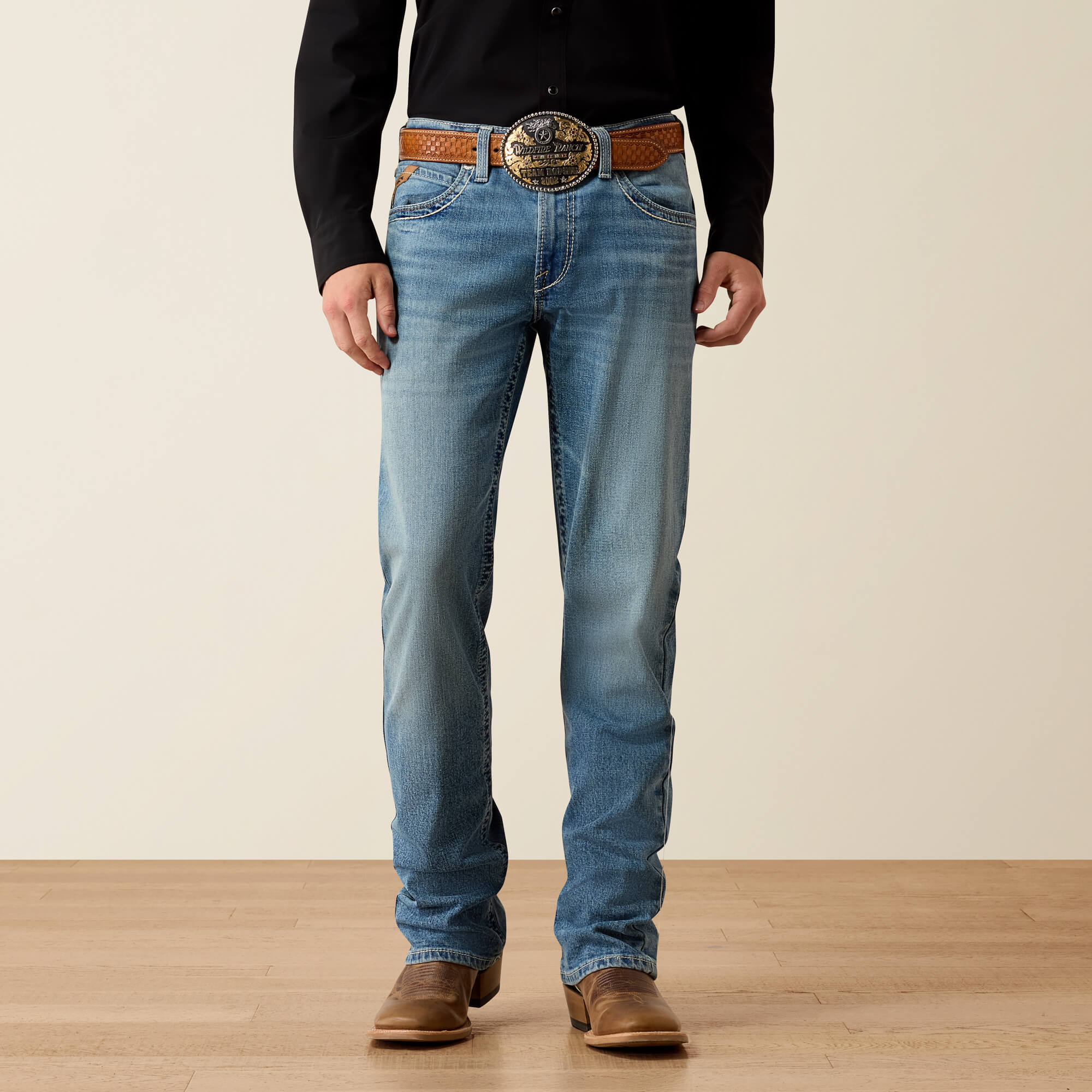 M5 Straight Jonathan Straight Leg Jeans Front - LOGAN
