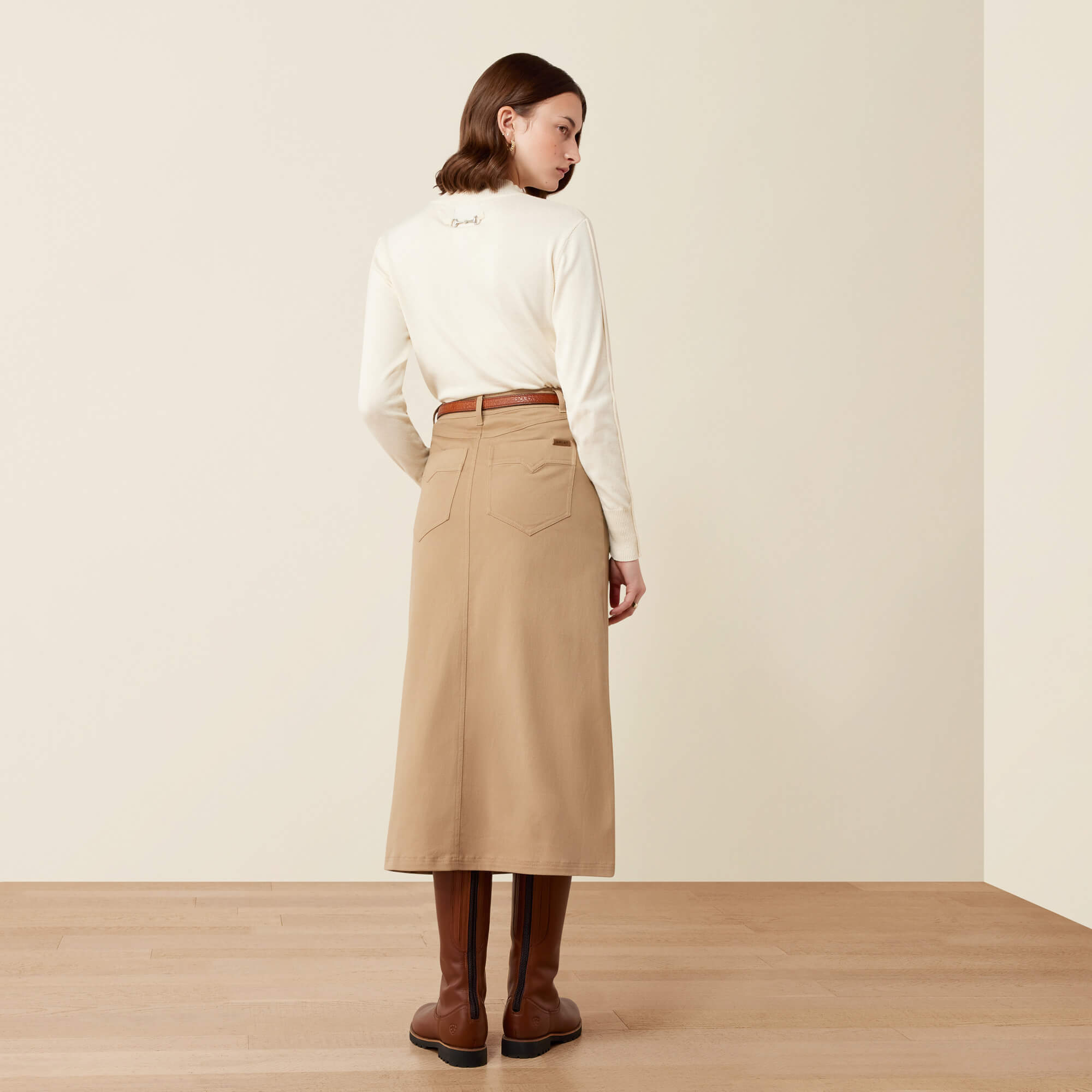 Ranch Skirt Back - TIGER'S EYE