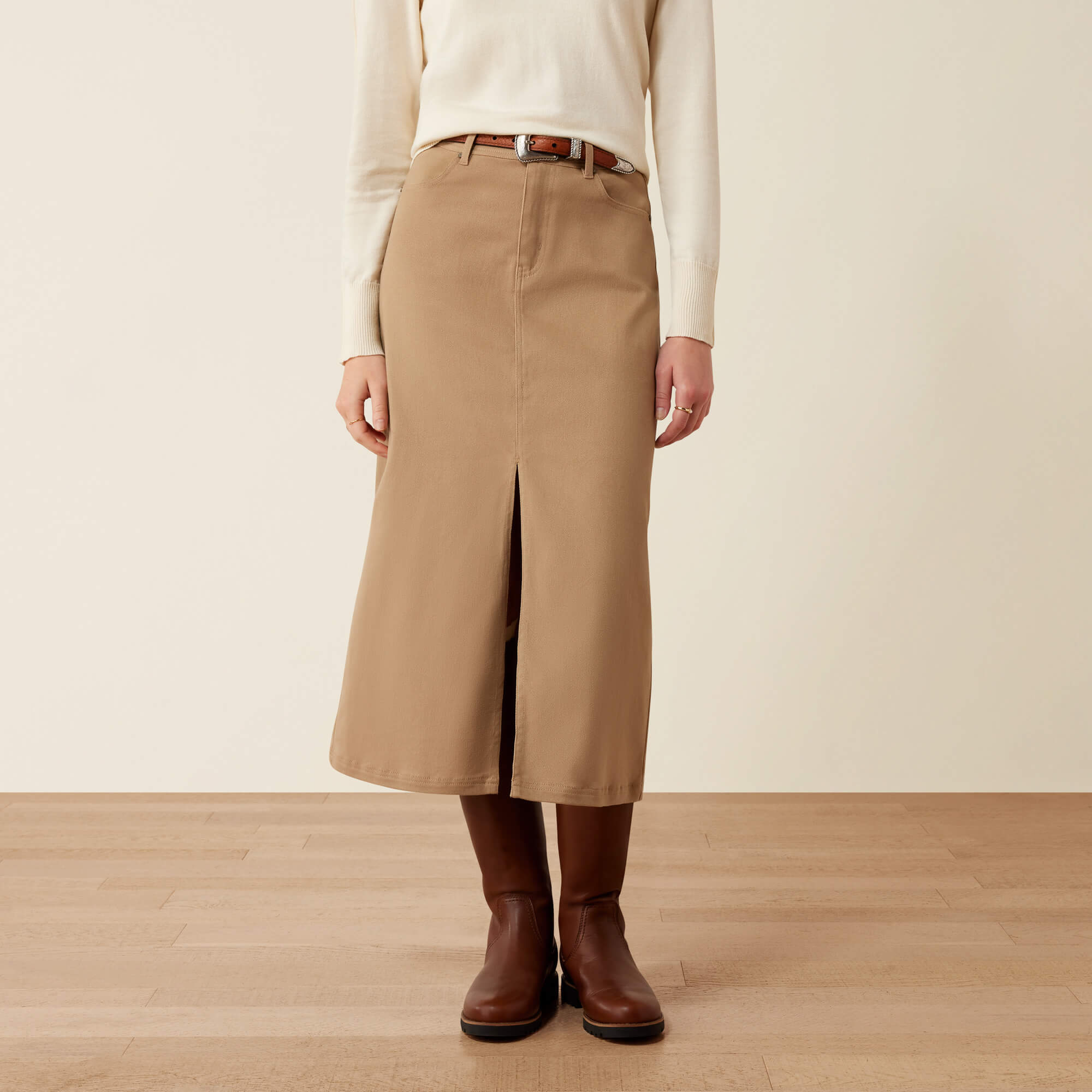 Ranch Skirt Front - TIGER'S EYE