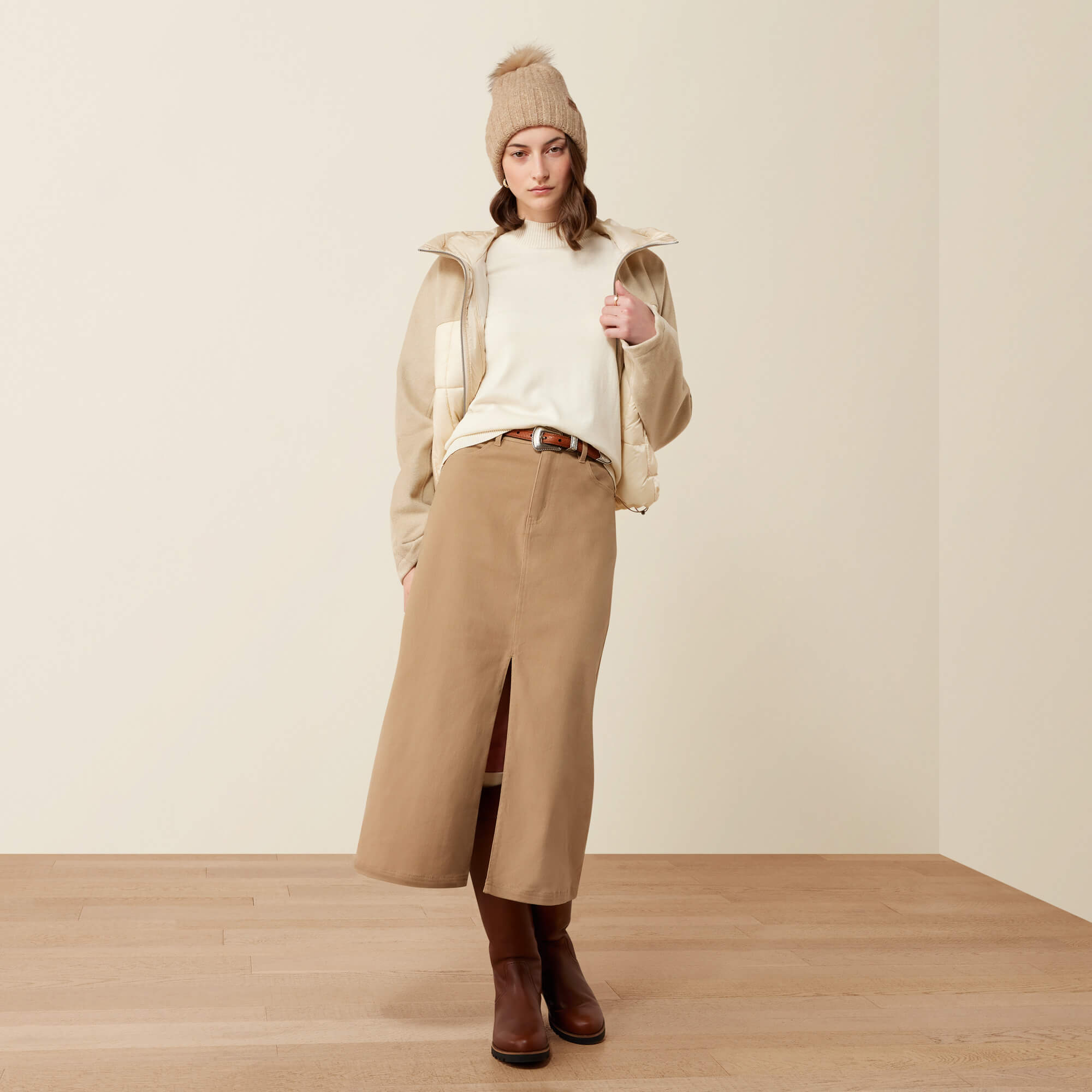 Ranch Skirt Full - TIGER'S EYE
