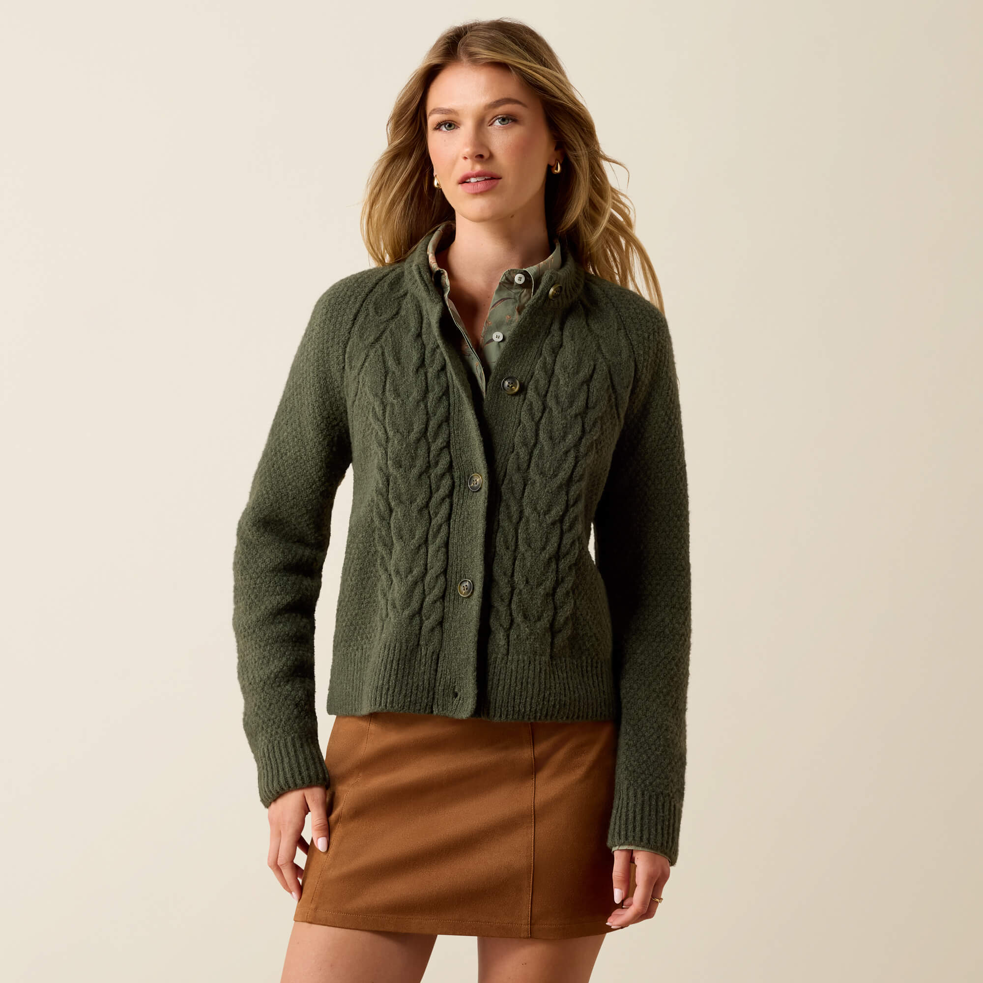 Brackenwood Sweater Front - THYME