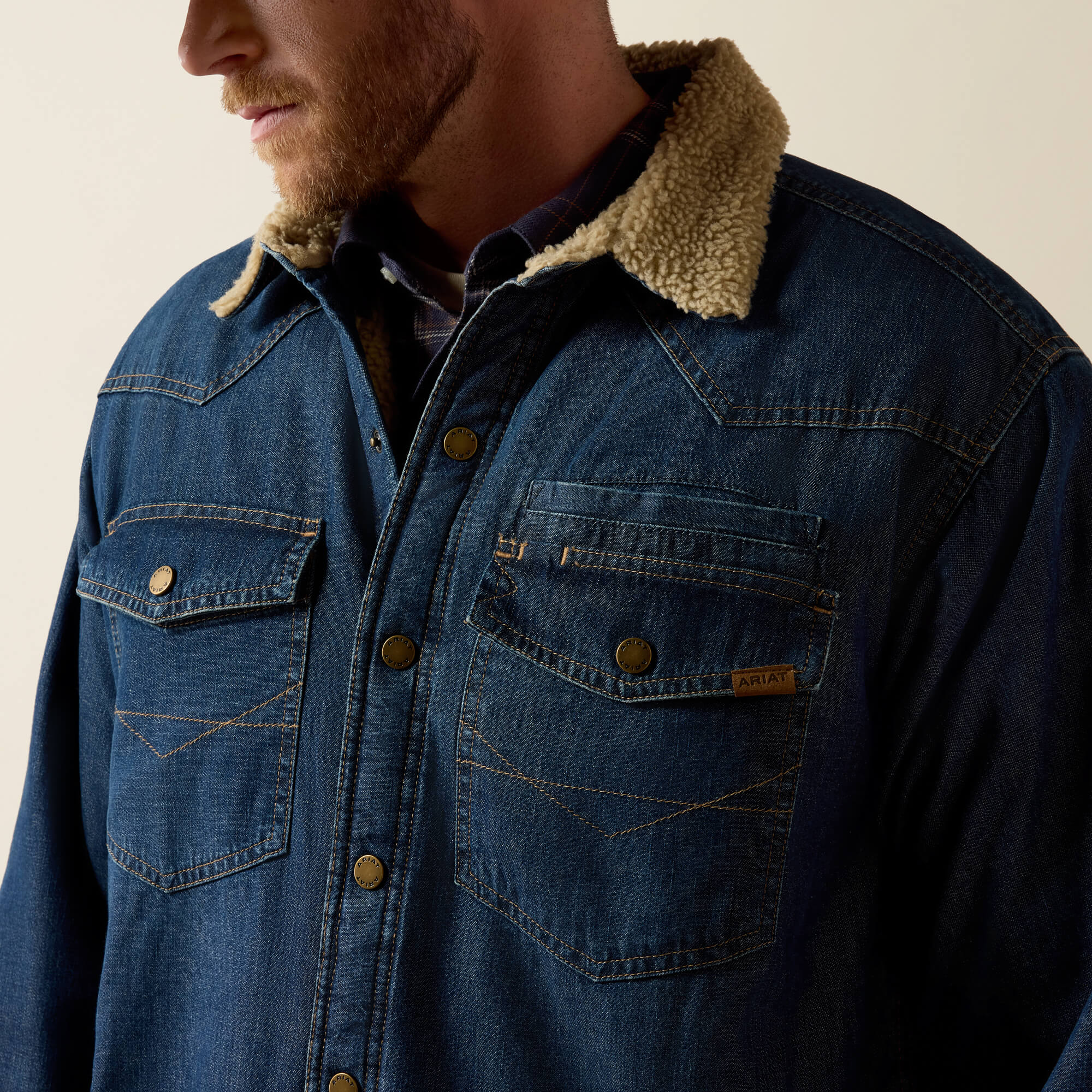 Sherpa Lined Shirt Jacket 01 - STEWART