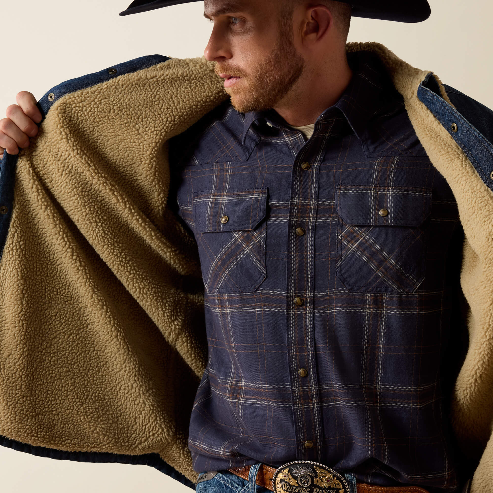 Sherpa Lined Shirt Jacket 02 - STEWART