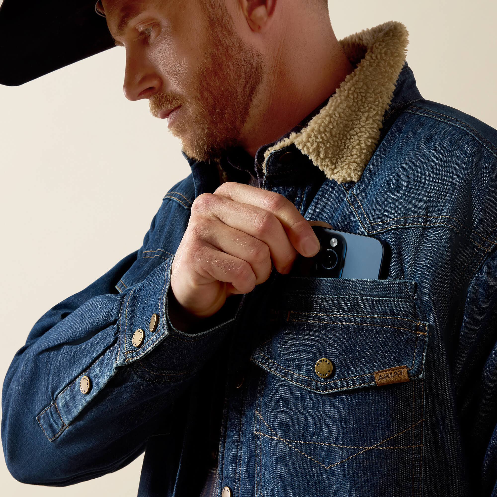 Sherpa Lined Shirt Jacket 03 - STEWART