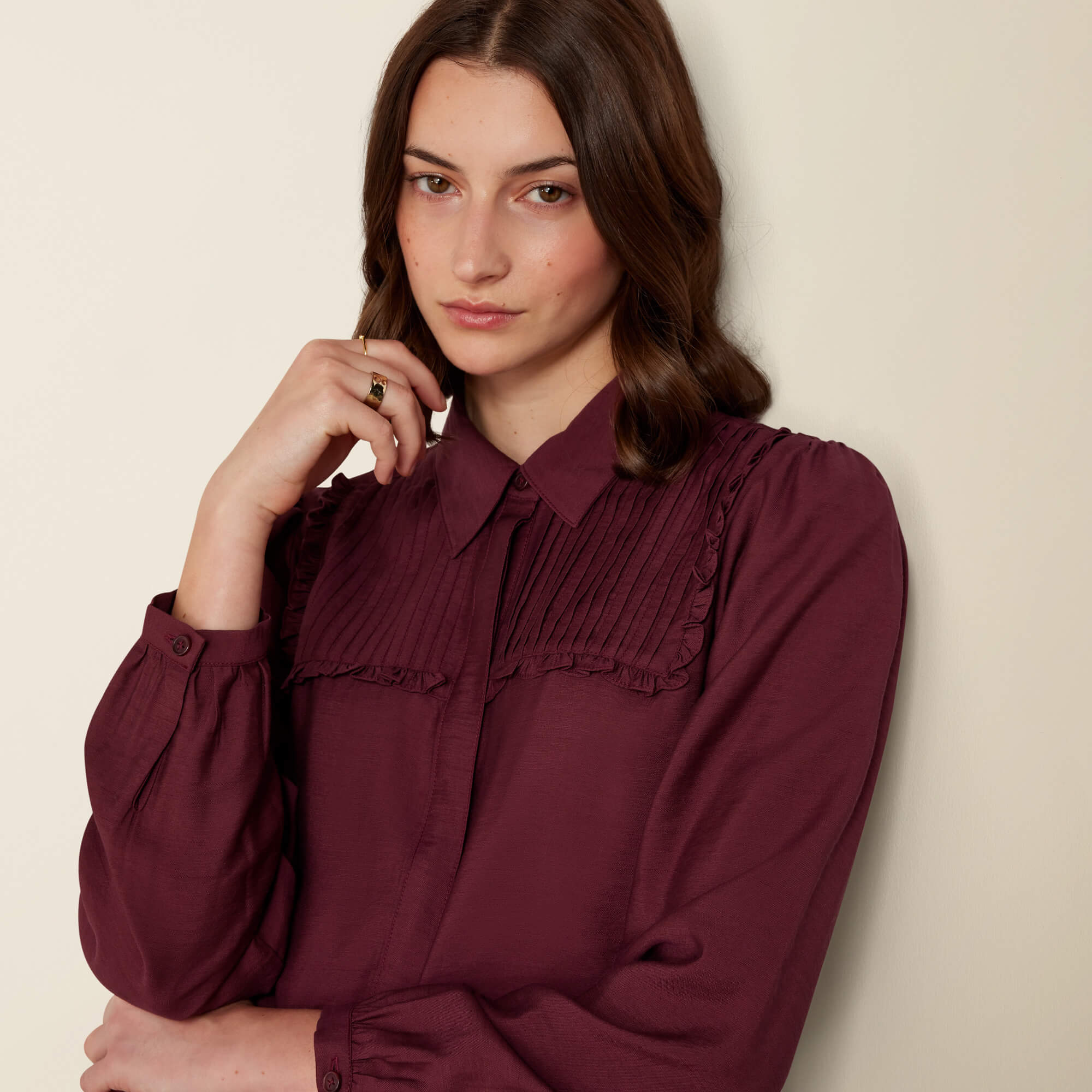 Hannington Blouse 01 - WINDSOR WINE