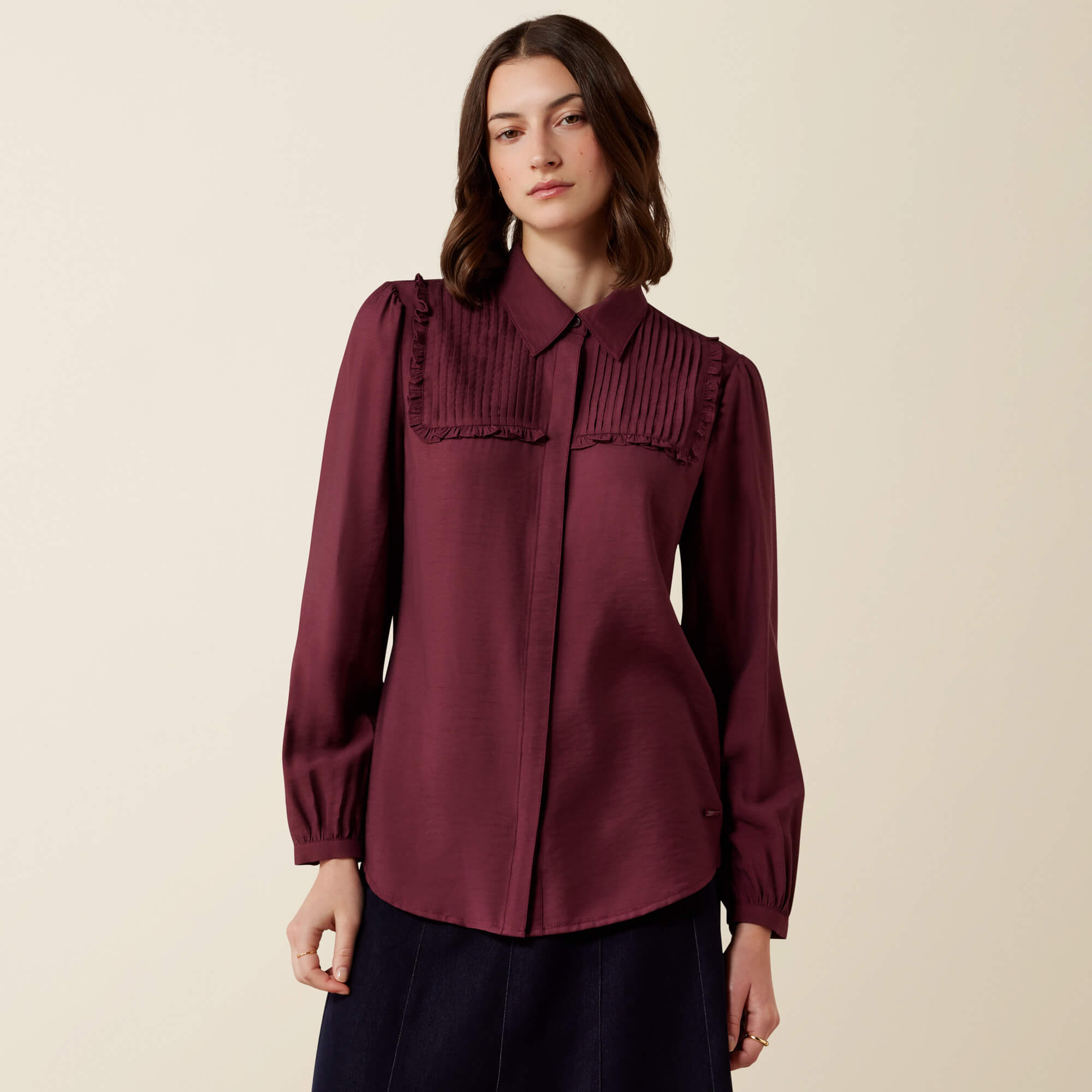 Hannington Blouse 02 - WINDSOR WINE