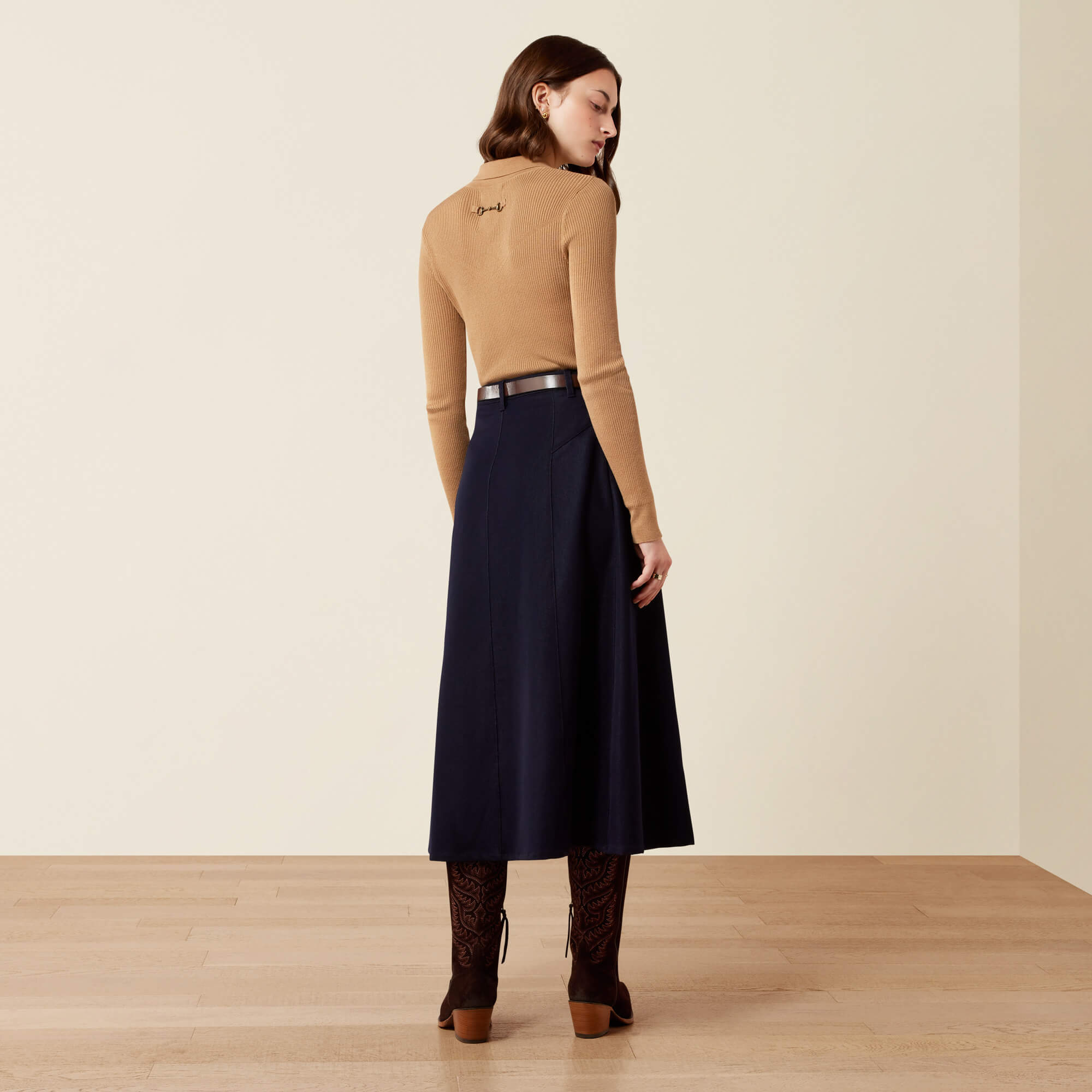 Highworth Skirt Back - REIN BLUE