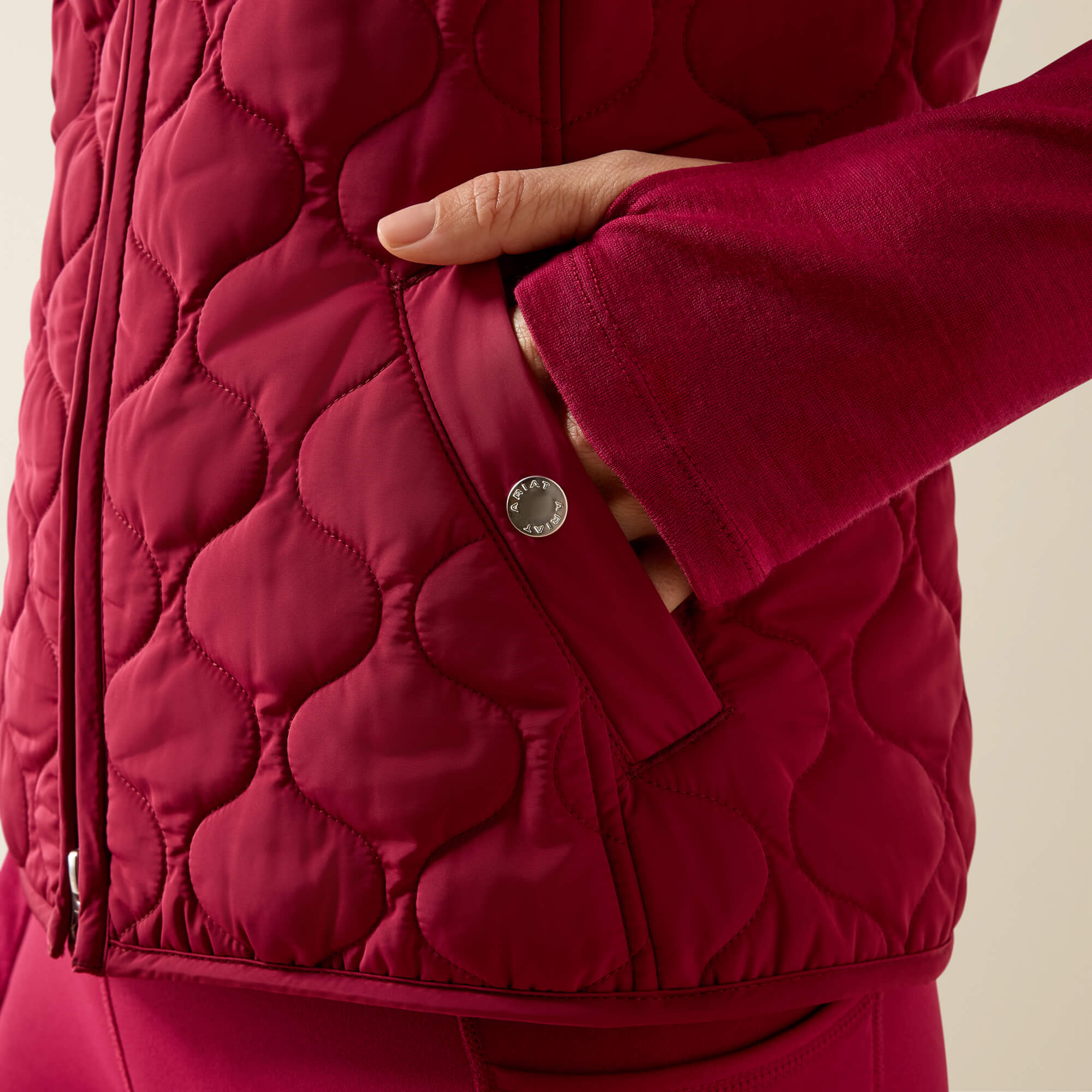 Ashley 2.0 Insulated Vest 01 - BEET RED