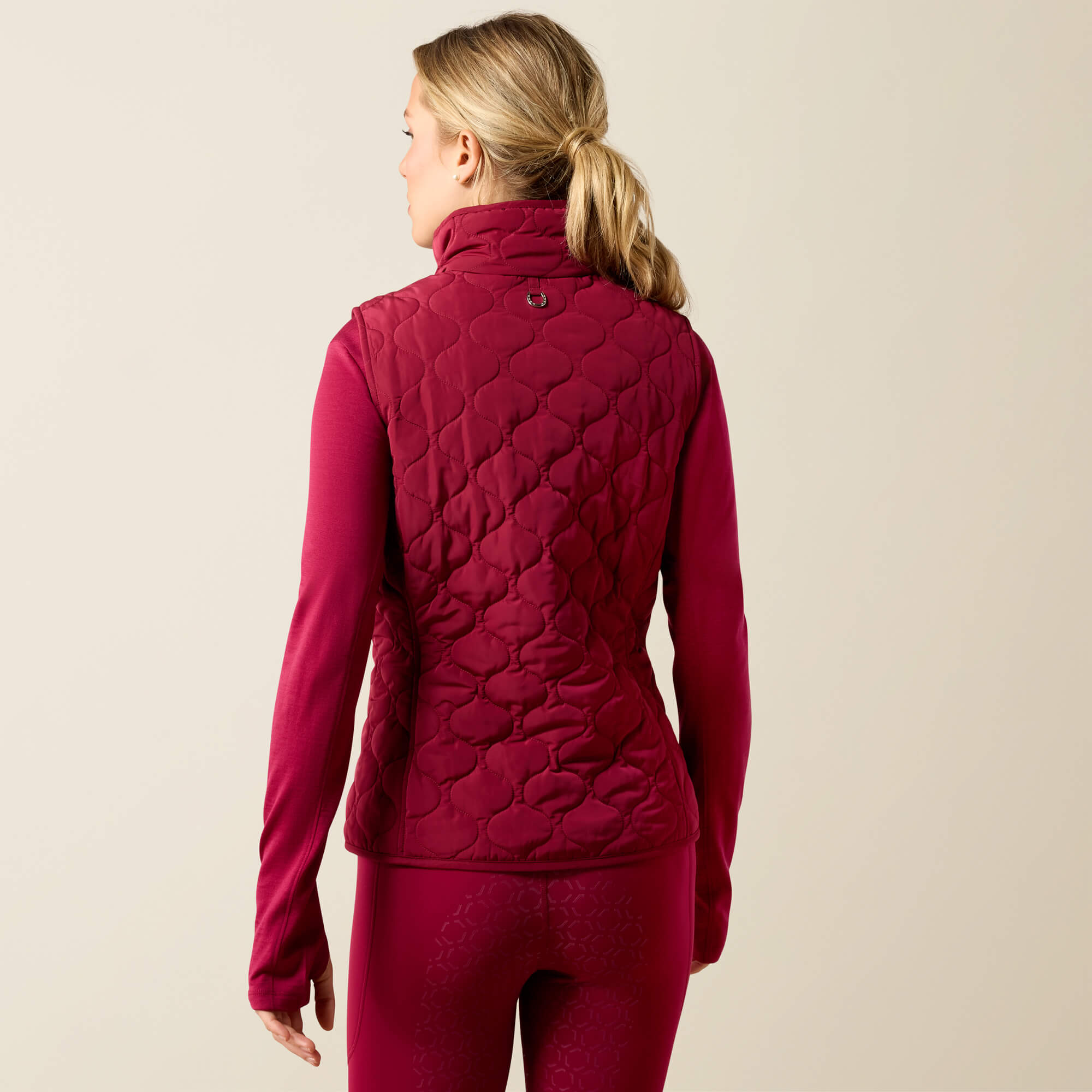 Ashley 2.0 Insulated Vest Back - BEET RED