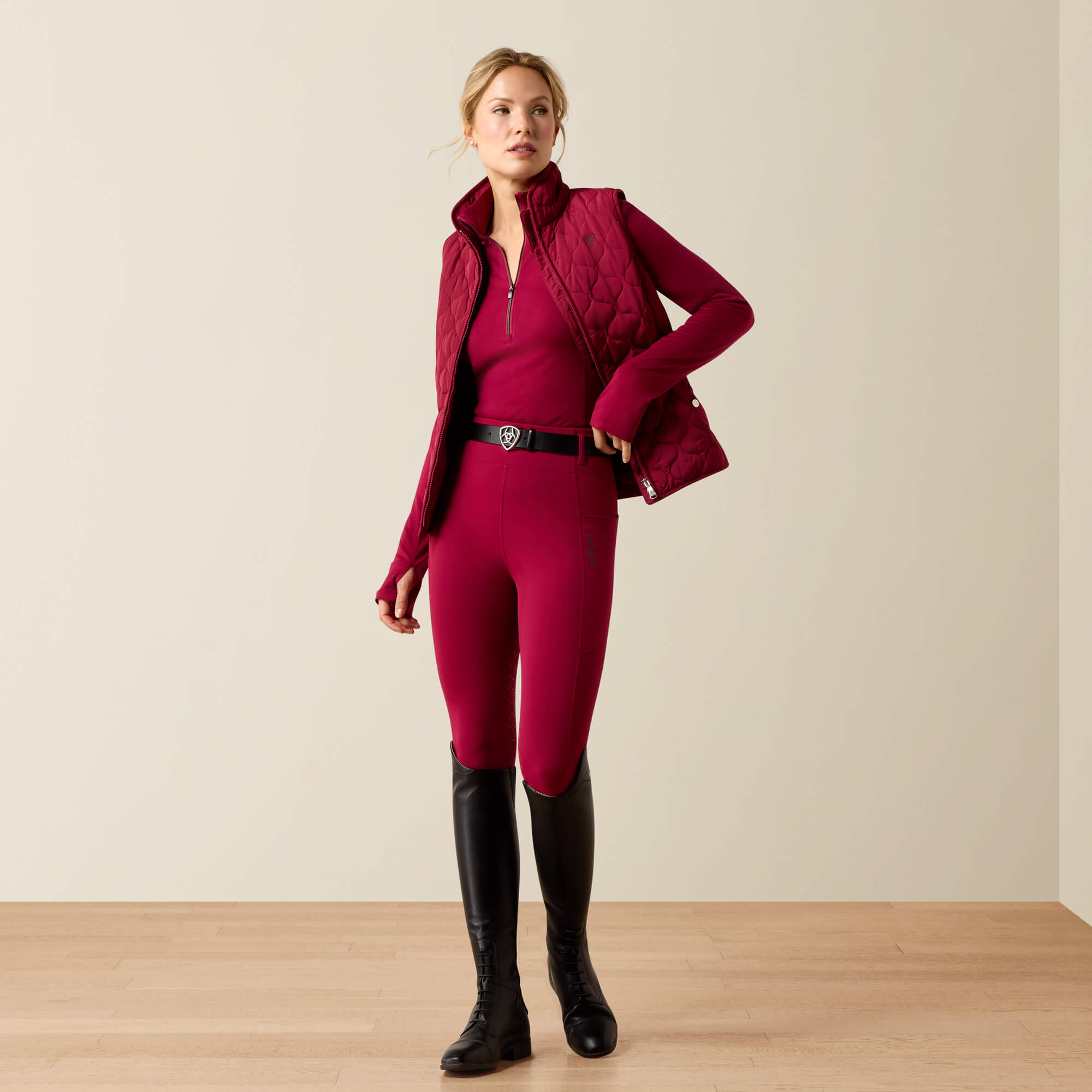 Ashley 2.0 Insulated Vest Full - BEET RED