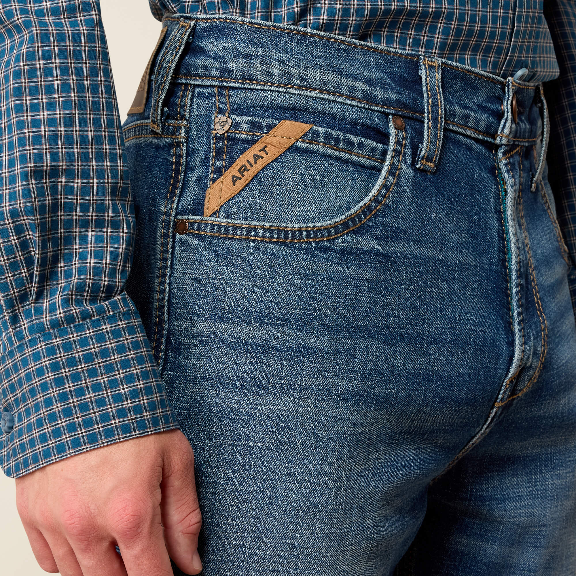 M7 Slim Garth Classic Rise Straight Leg Jeans 02 - ALEX