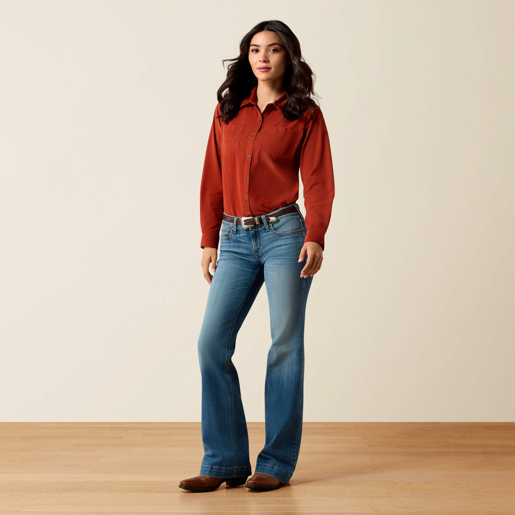 Mid Rise Fabiana Trouser Jeans Full - ALBUQUERQUE