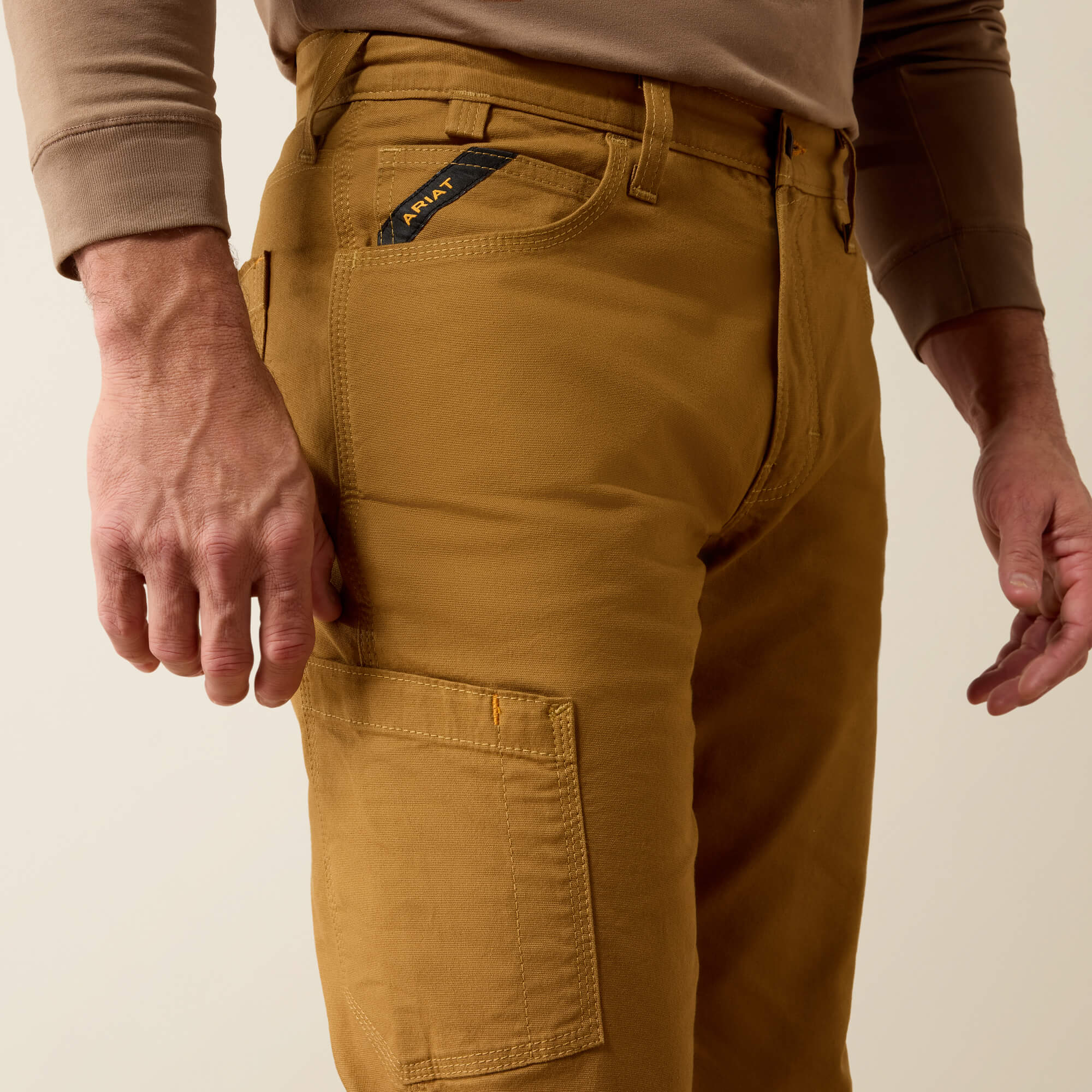 Rebar M4 Relaxed Made Tough DuraStretch Straight Leg Pants 02 - BISTRO