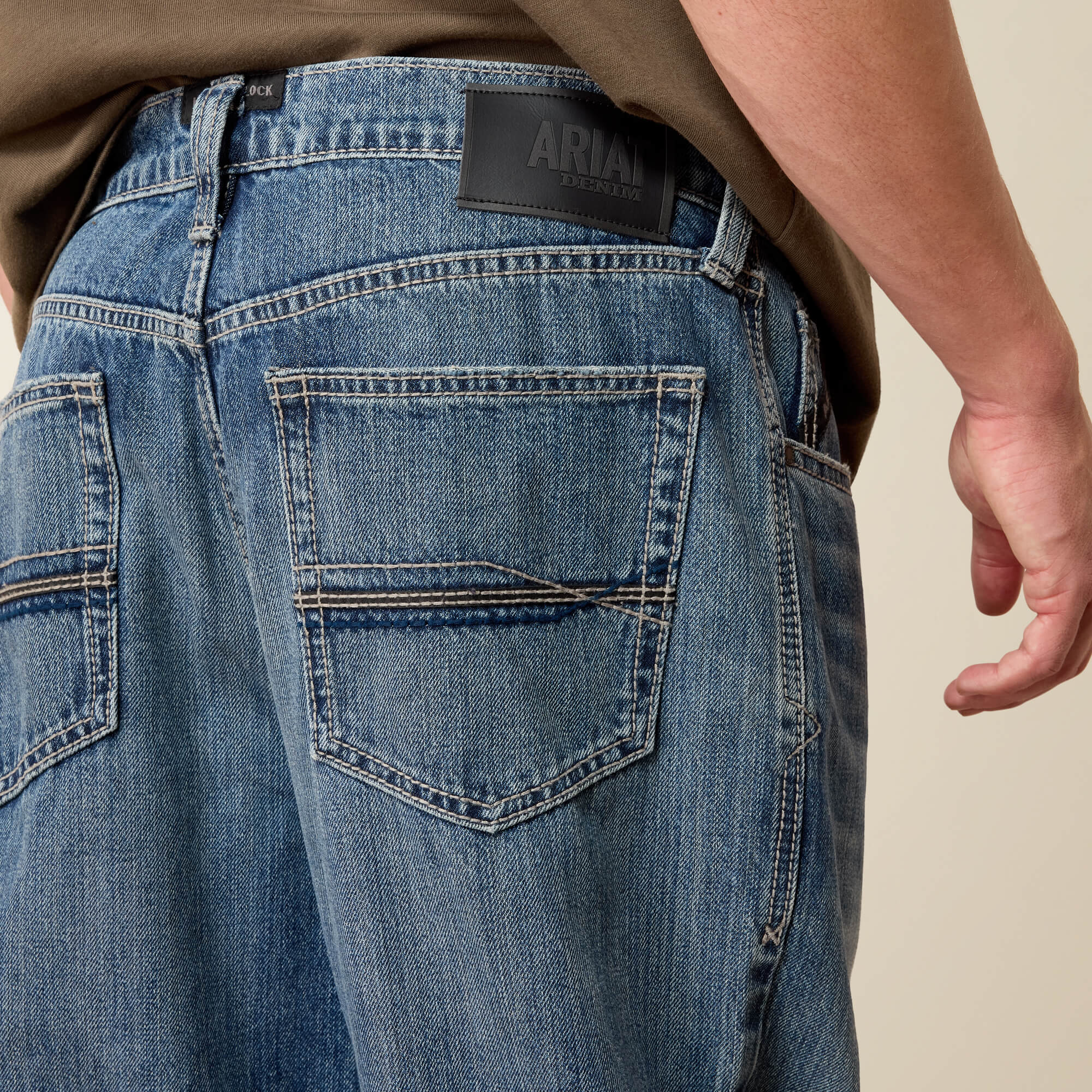 Baggy Fit Amos Jeans Back - JOSH