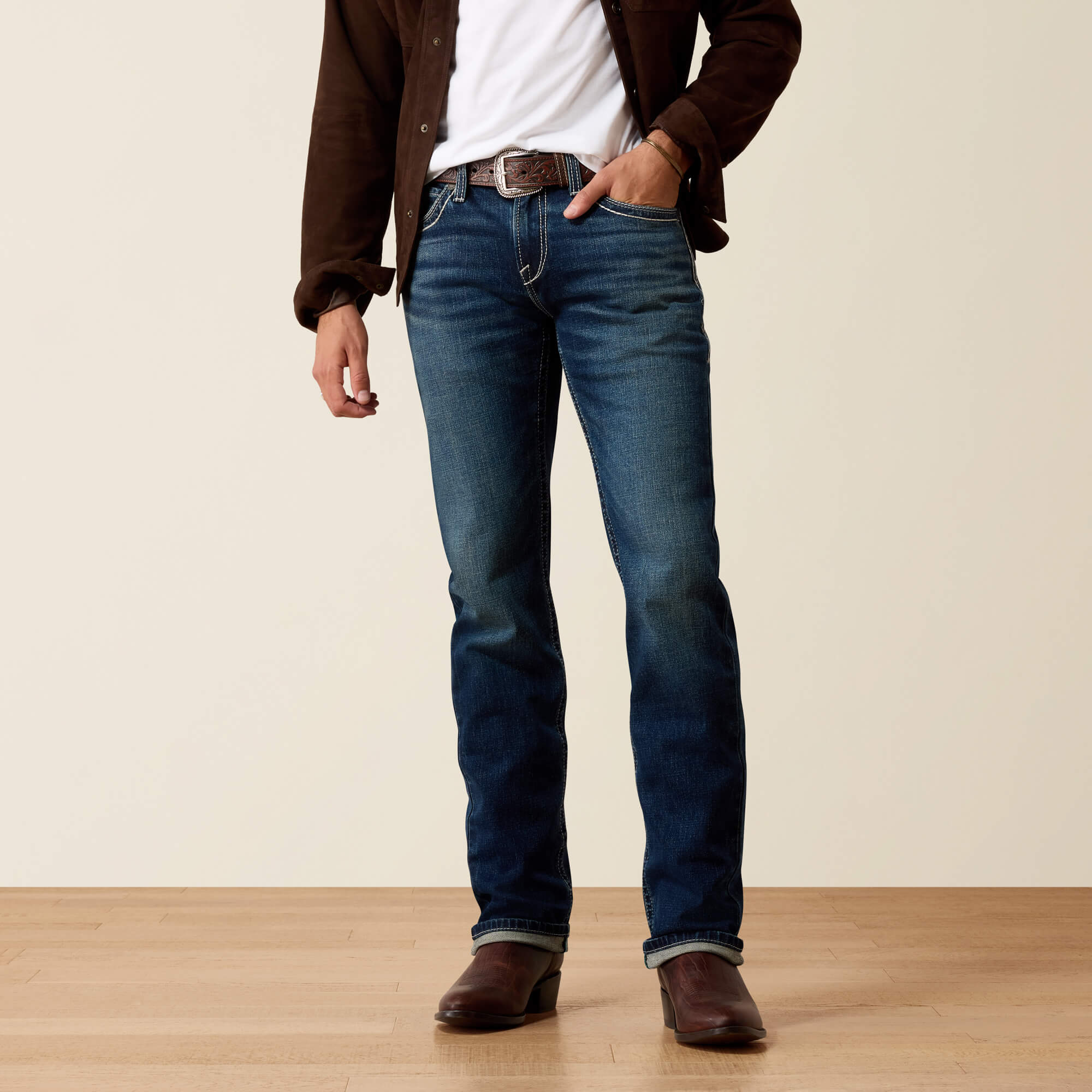 M7 Slim Christopher Straight Leg Jeans Front - JAMES