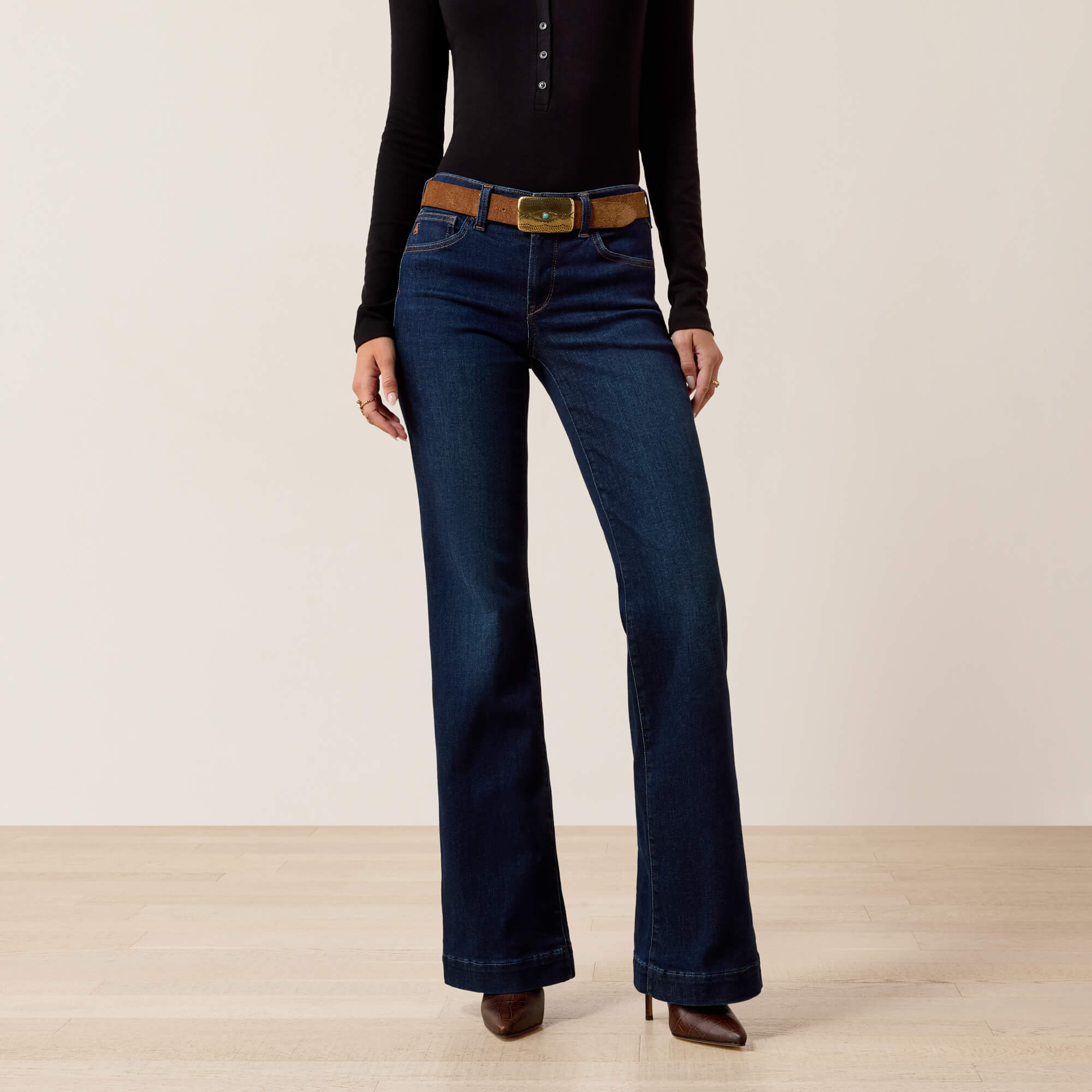 Perfect Rise Revel Vilma Ultrastretch Trouser Jeans Front - HAYWARD