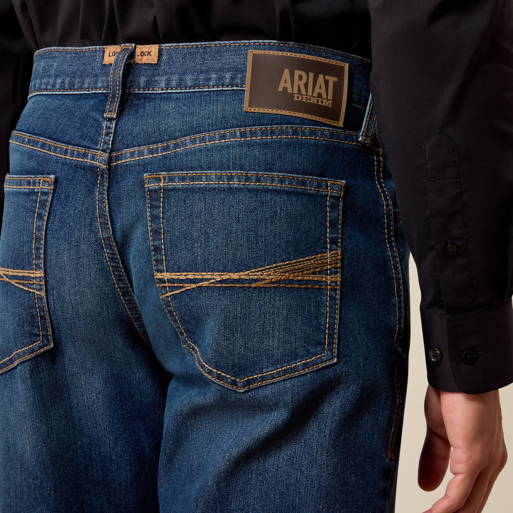M4 Relaxed Lincoln Boot Cut Jeans Back - COLMAN