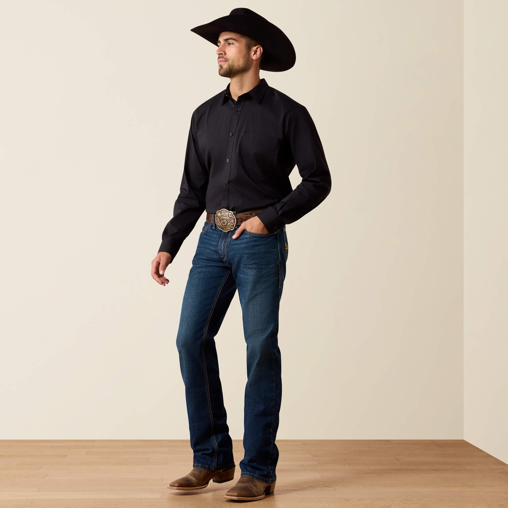 M4 Relaxed Lincoln Boot Cut Jeans Full - COLMAN
