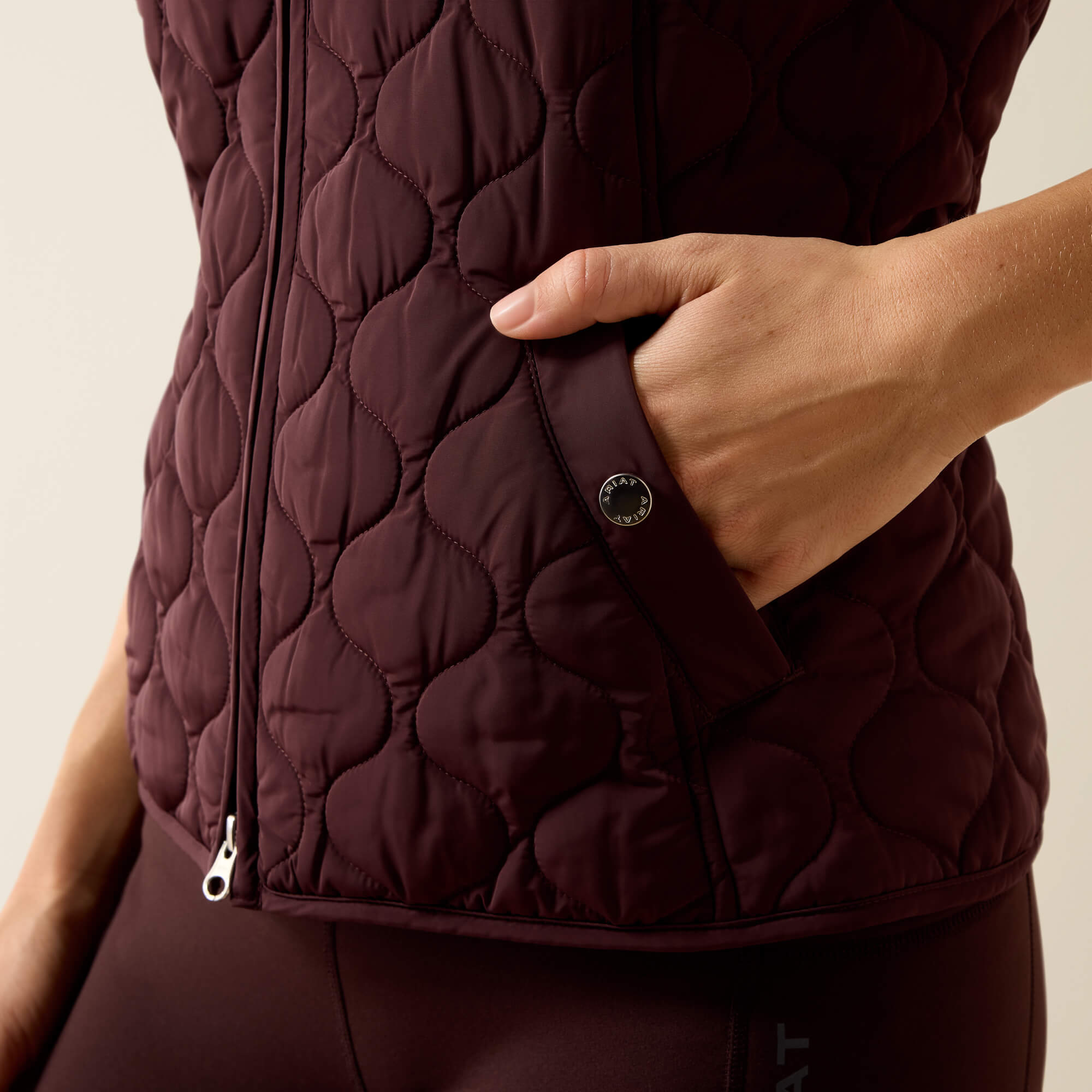 Ashley 2.0 Insulated Vest 02 - CHOCOLATE PLUM