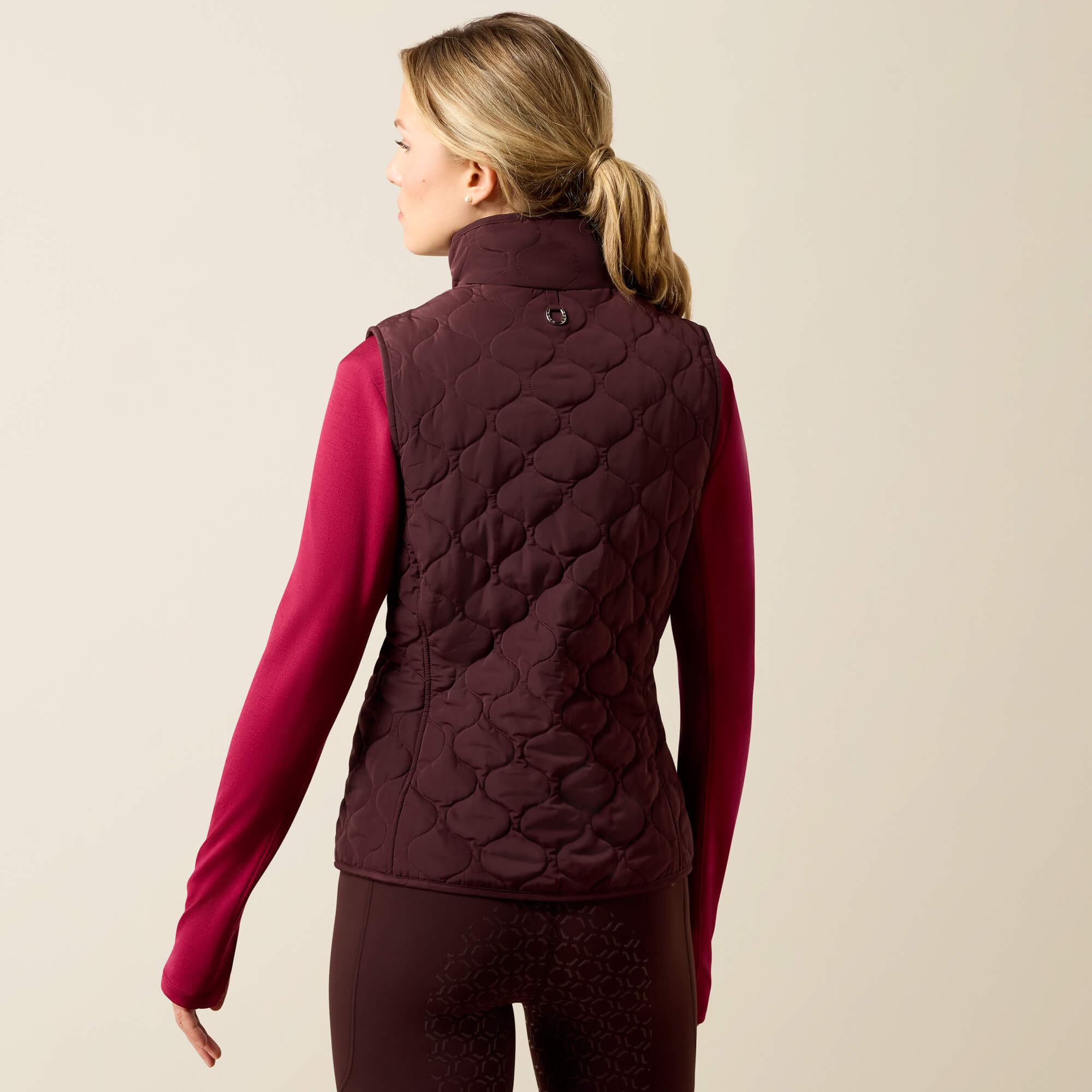 Ashley 2.0 Insulated Vest Back - CHOCOLATE PLUM
